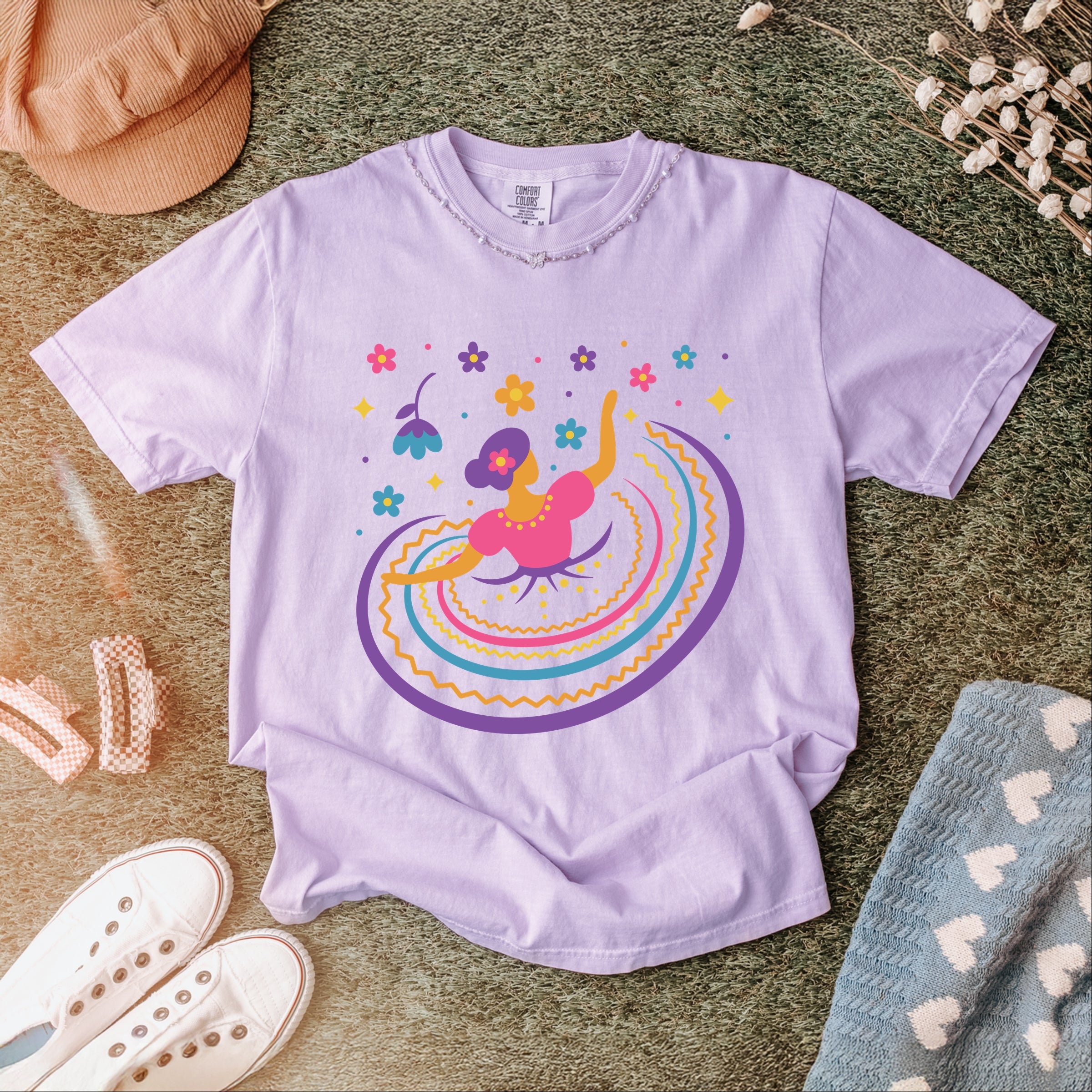 Hispanic Dress - Garment Dyed Tee