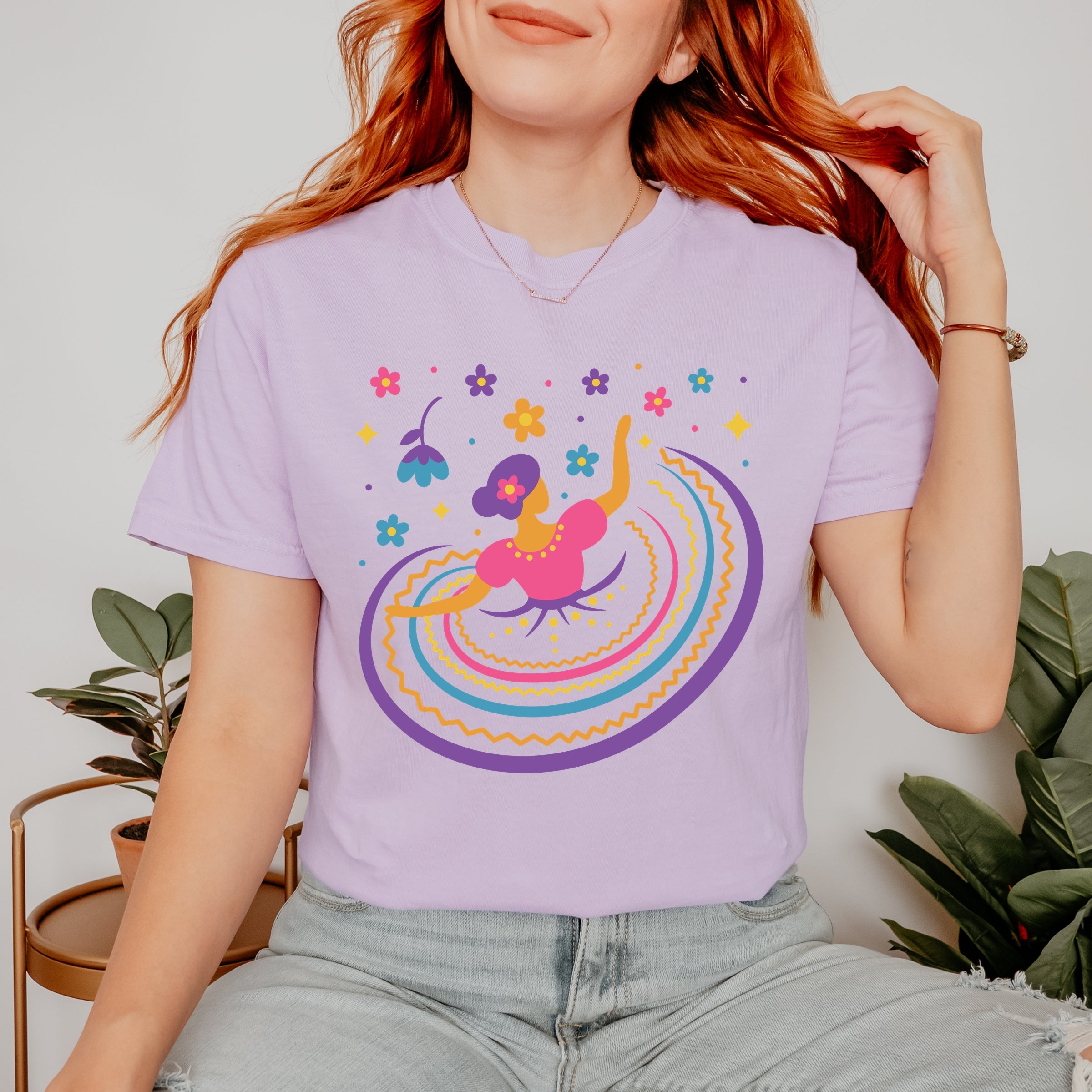 Hispanic Dress - Garment Dyed Tee