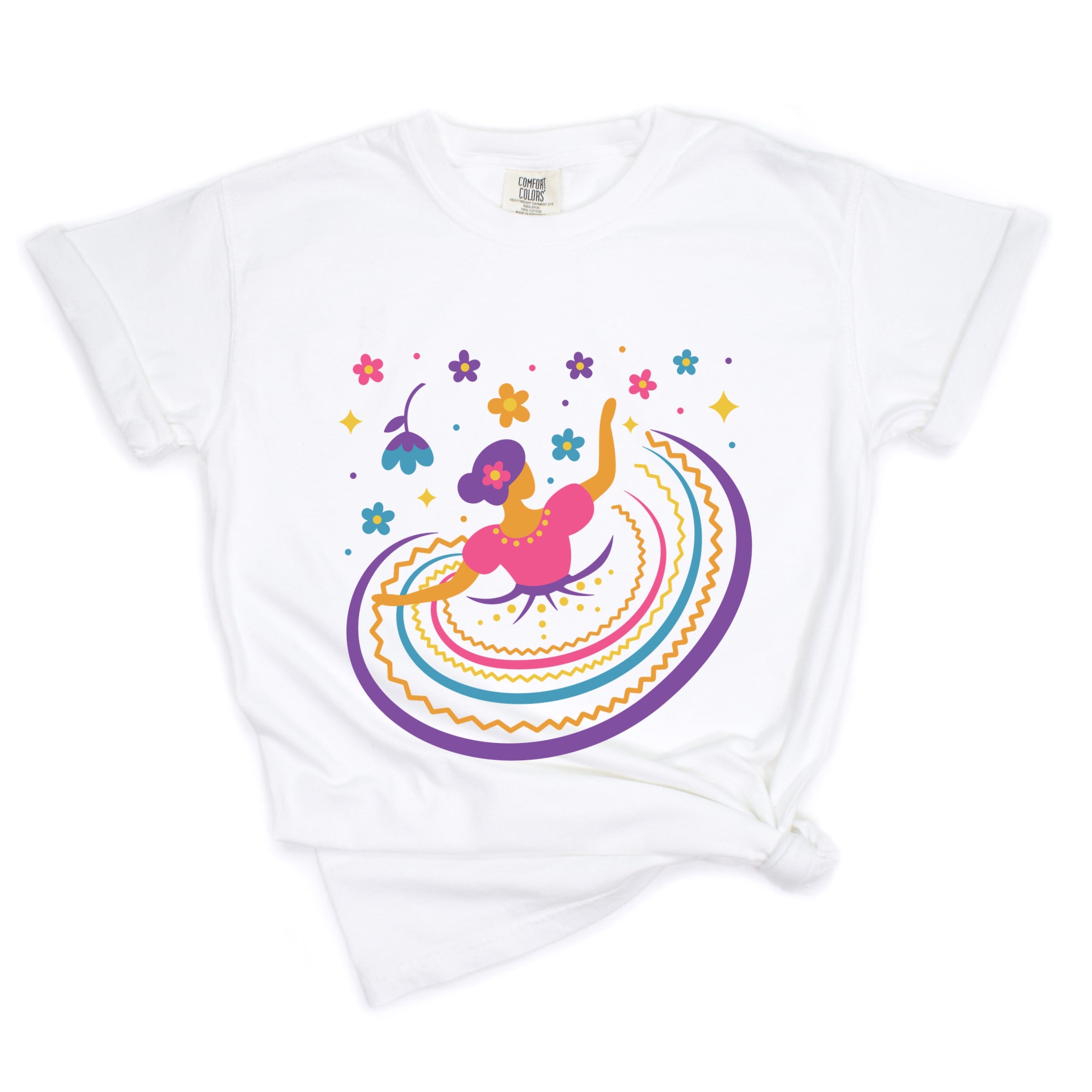 Hispanic Dress - Garment Dyed Tee