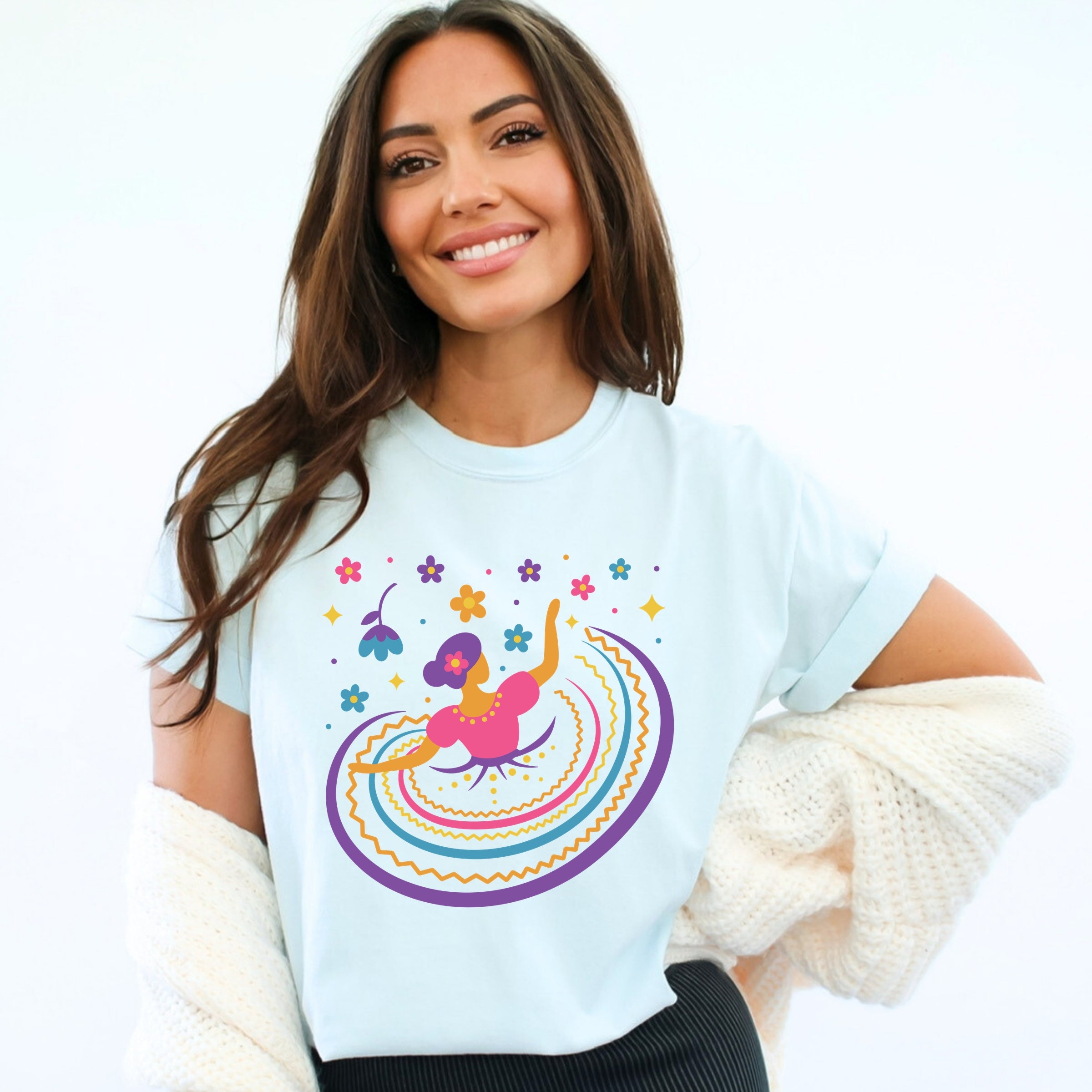 Hispanic Dress - Garment Dyed Tee