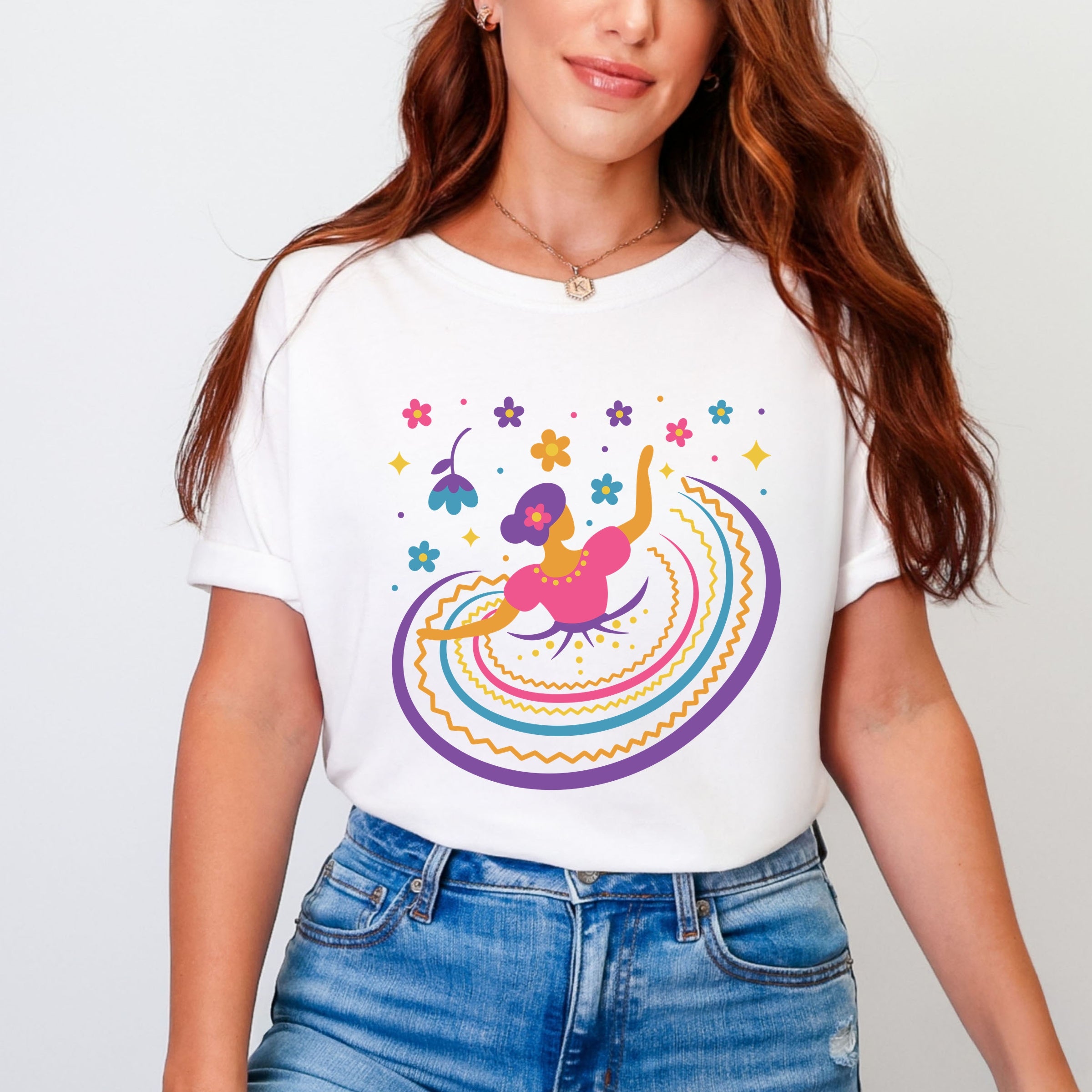 Hispanic Dress - Garment Dyed Tee