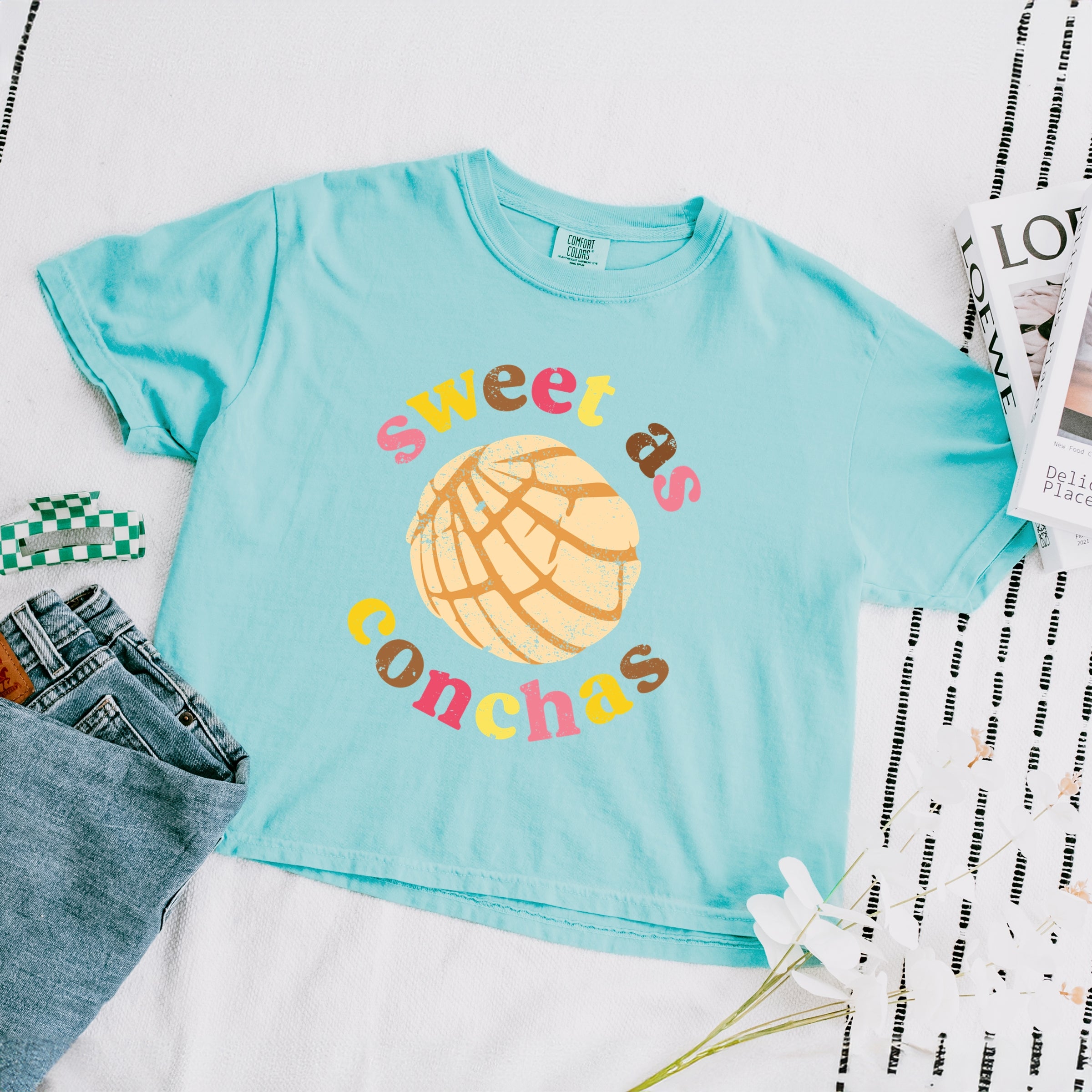 Sweet A Conchas - Boxy Crop Top