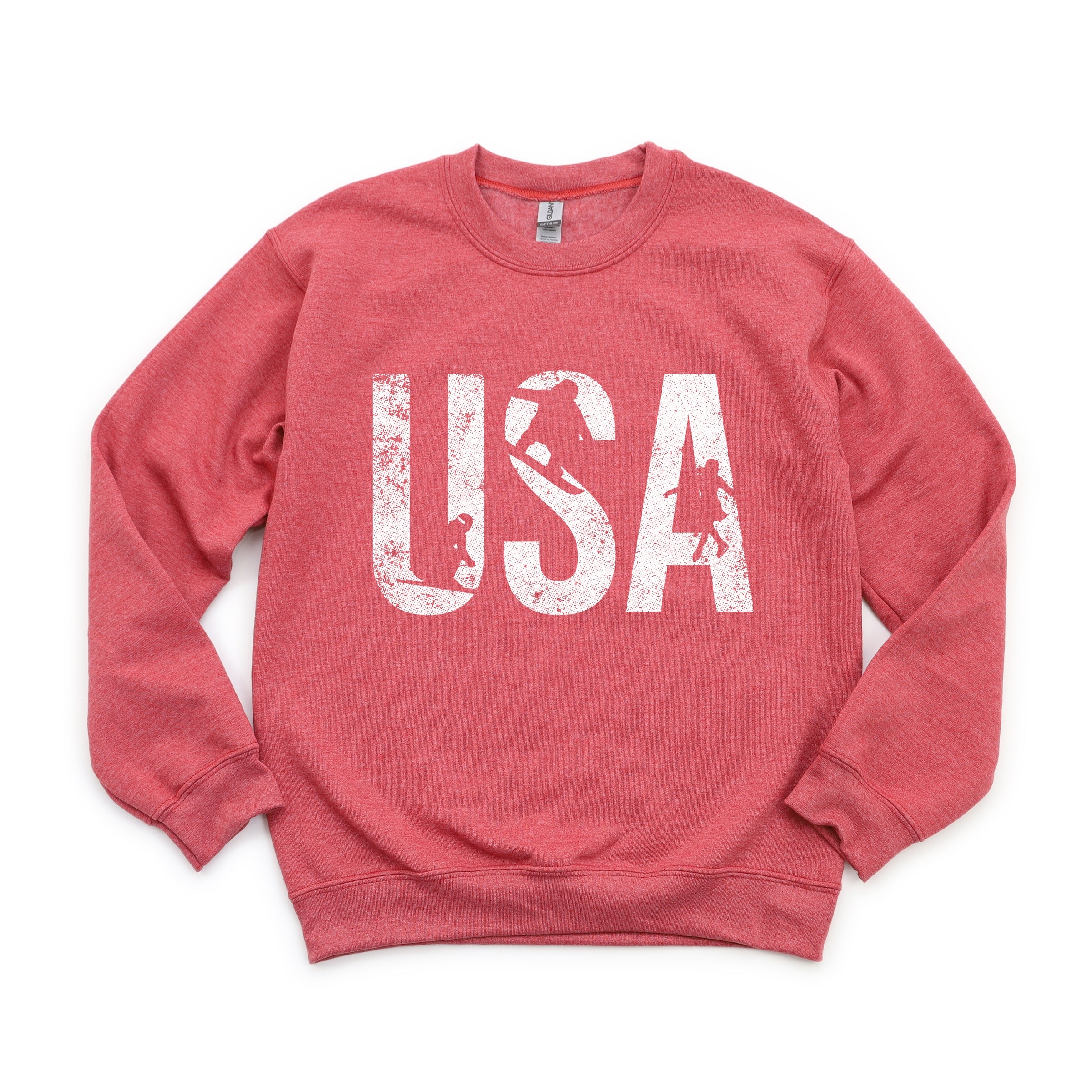 27100W_F-SWT Heather Red