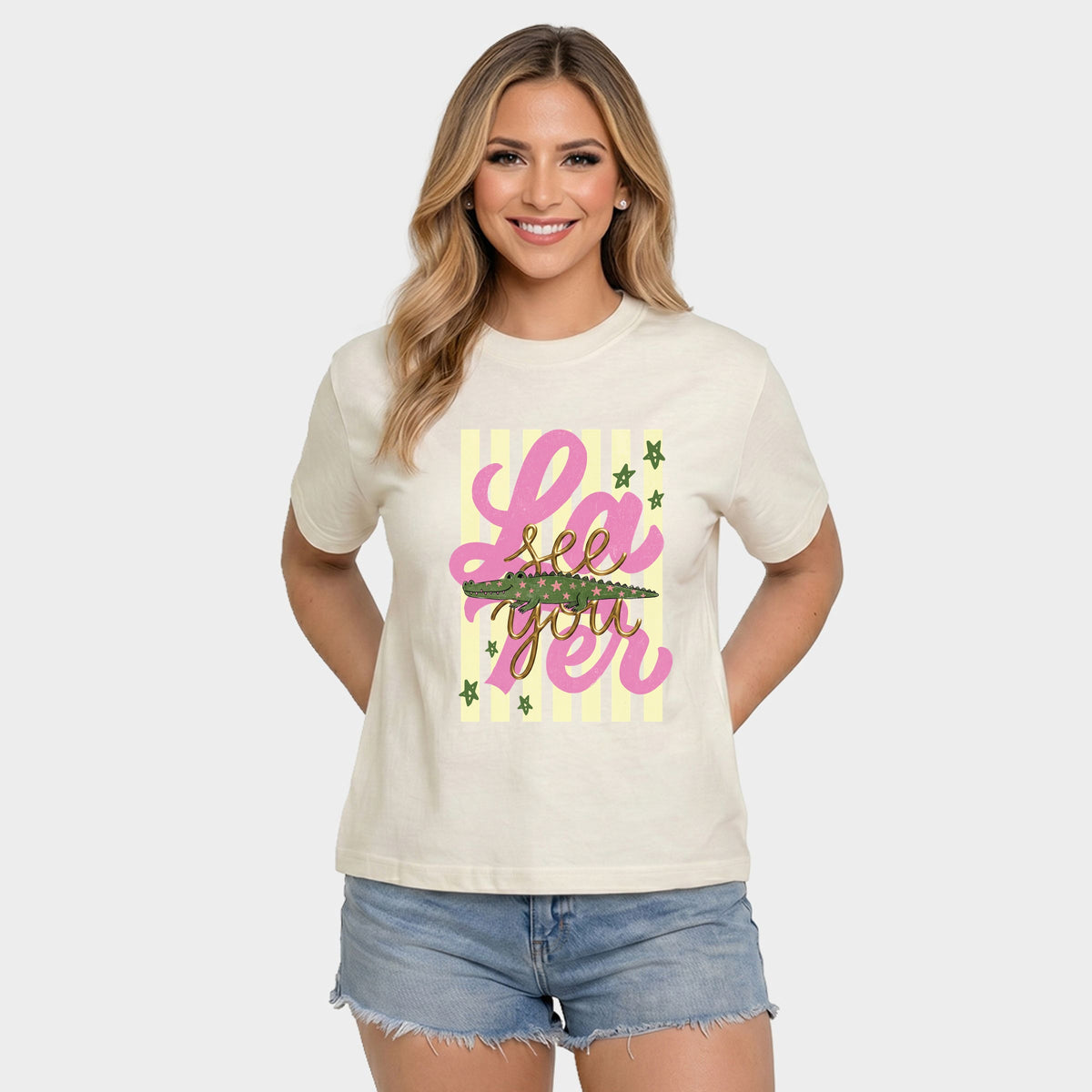 See You Later Alligator - Women's Relaxed Boxy Tee