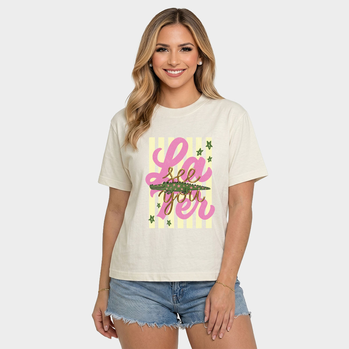 See You Later Alligator - Women's Relaxed Boxy Tee