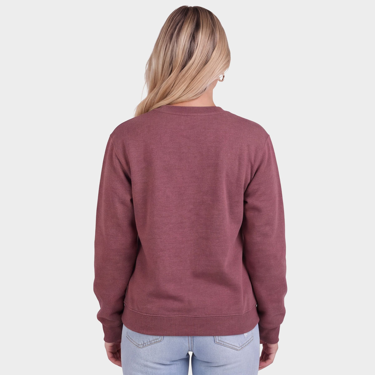 28027CRE_F-SWT Heather Maroon