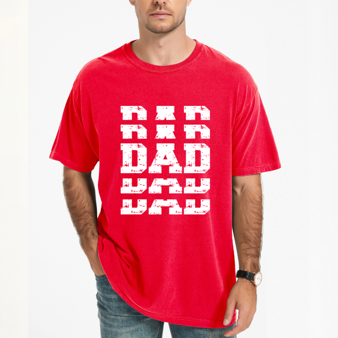 Dad Stacked | Men's Garment Dyed Tee
