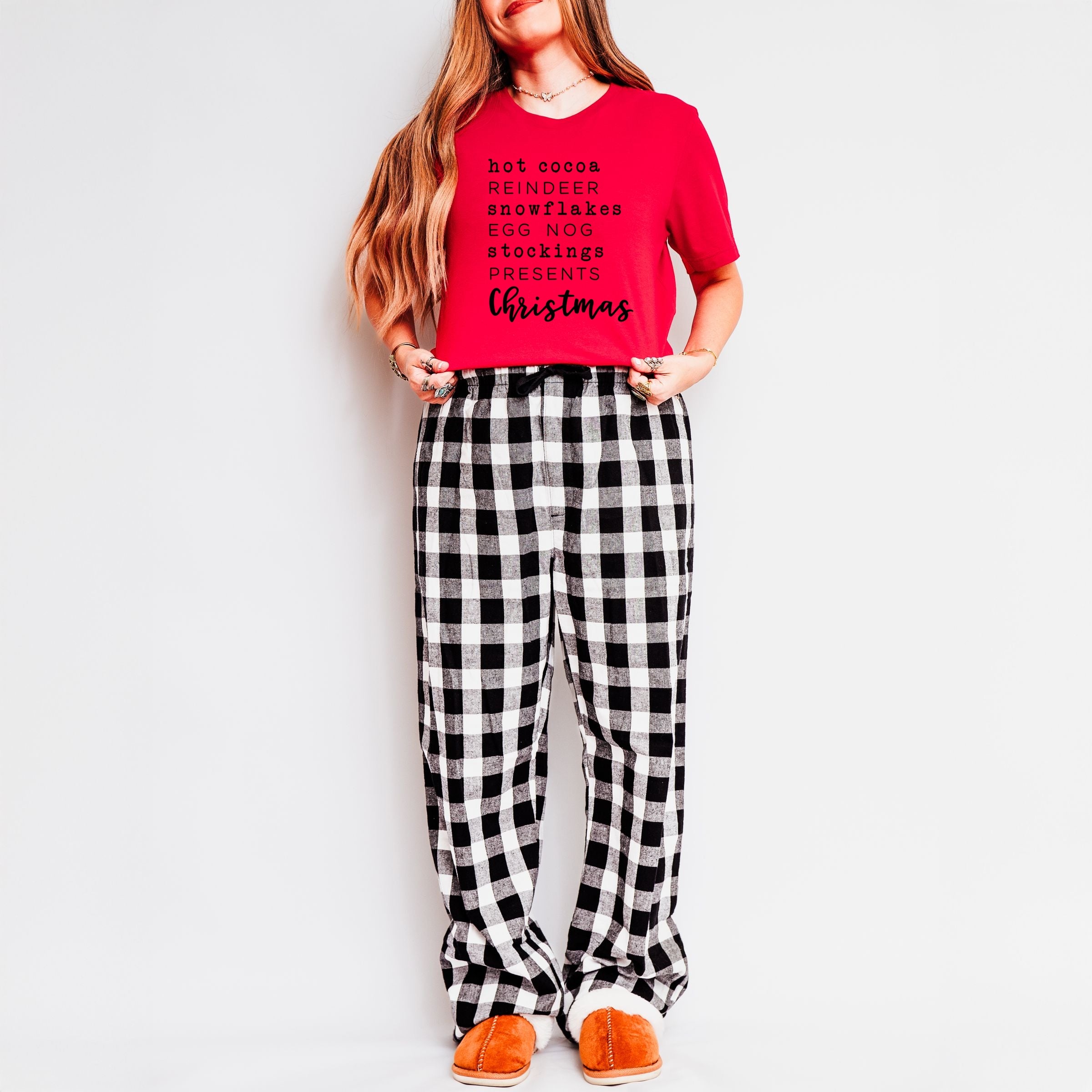 3411B_F-CPPSET Red/Black and White Plaid