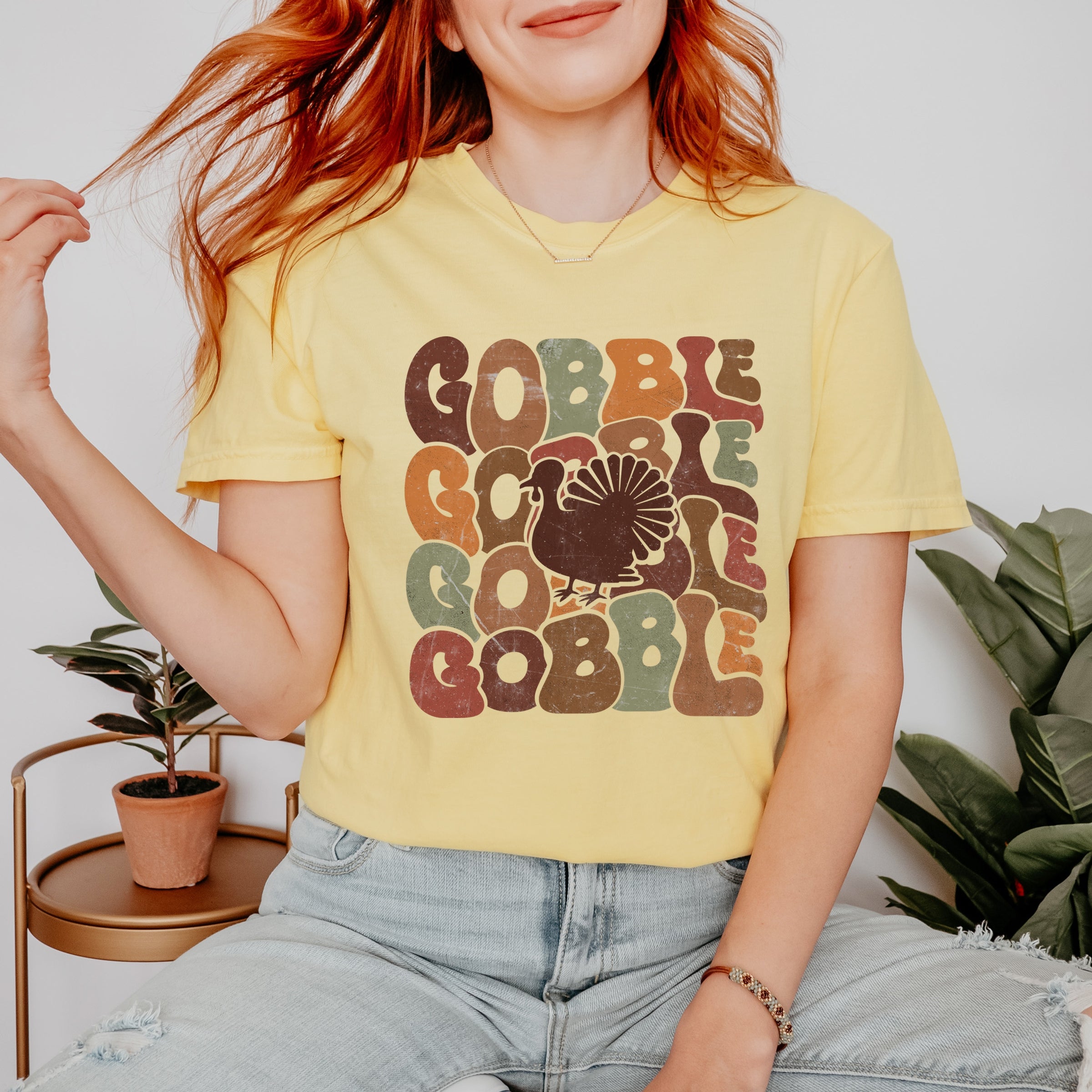 Gobble Turkey - Garment Dyed Tee