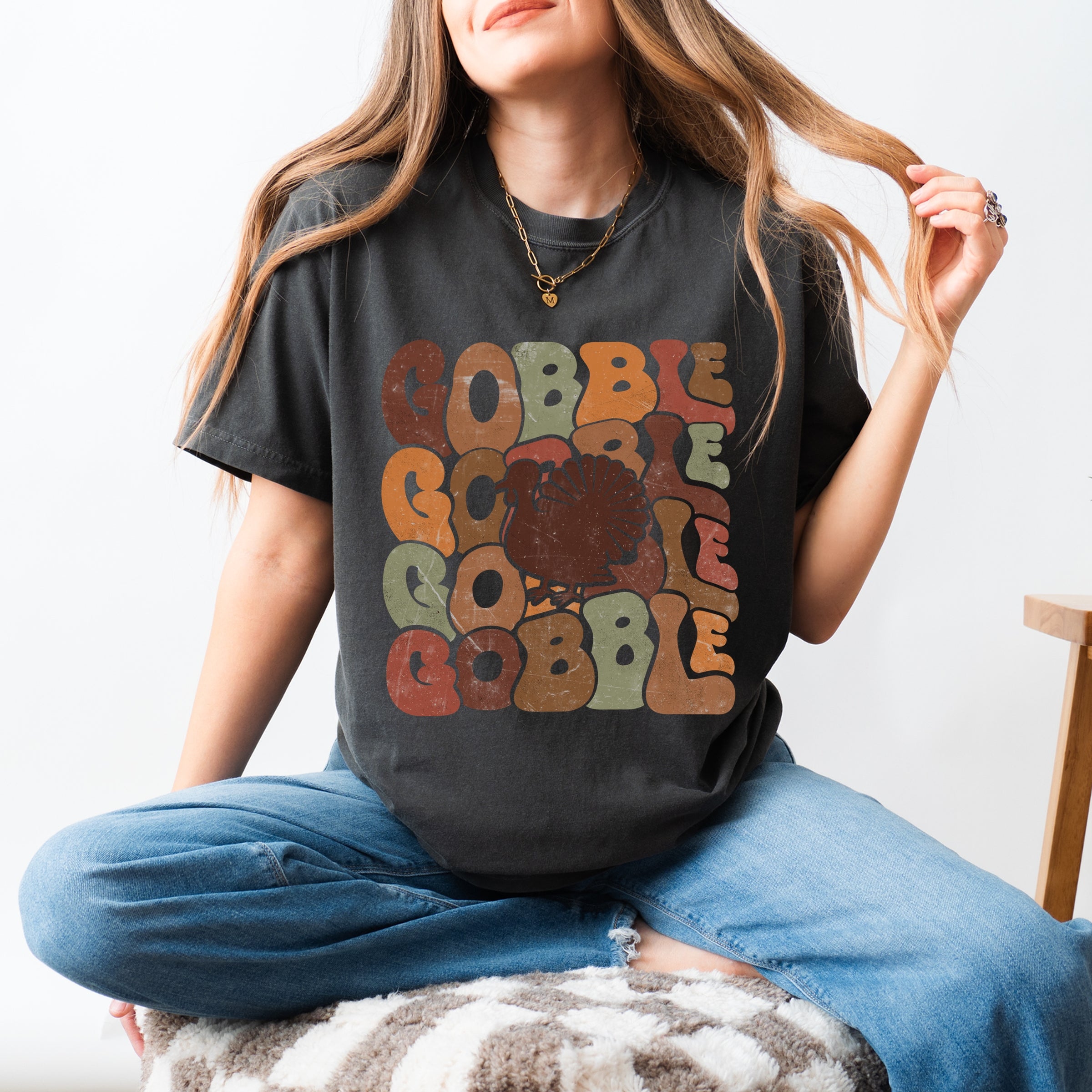 Gobble Turkey - Garment Dyed Tee
