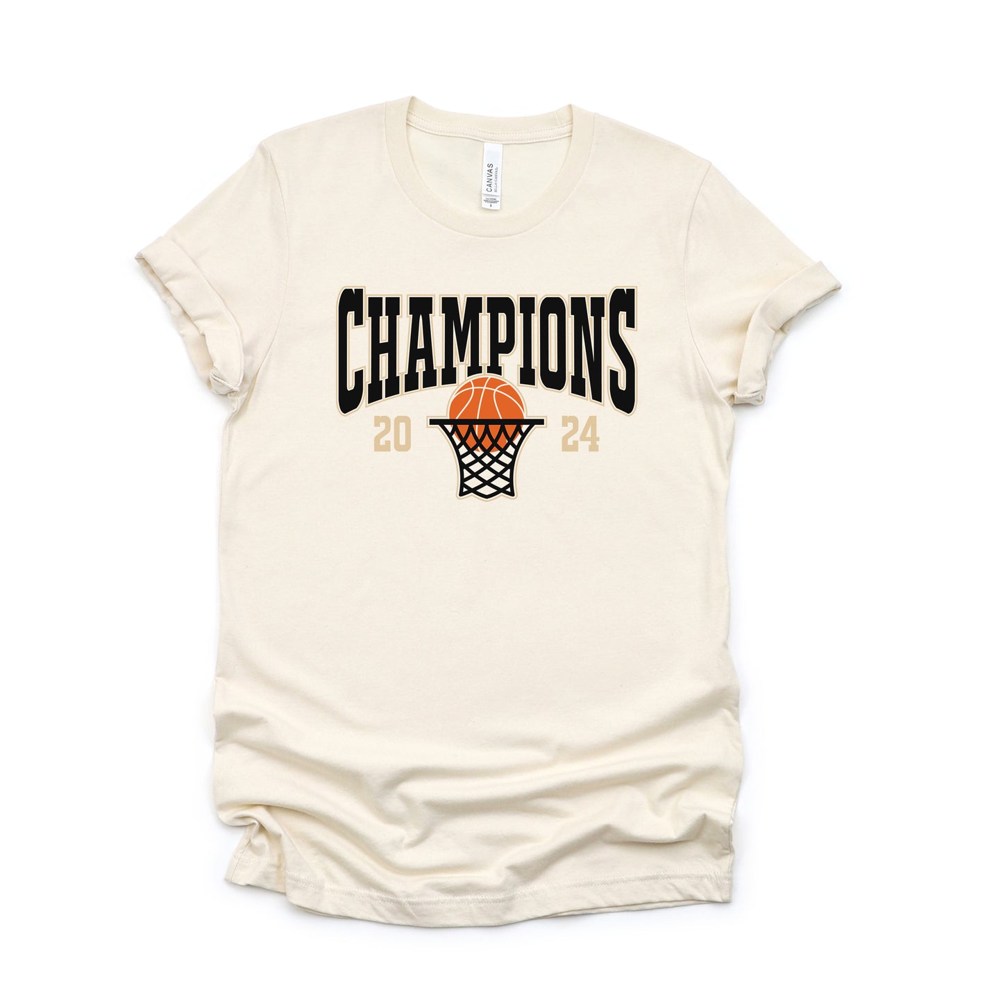 College Basketball 2024 Champions IN | Short Sleeve Graphic Tee