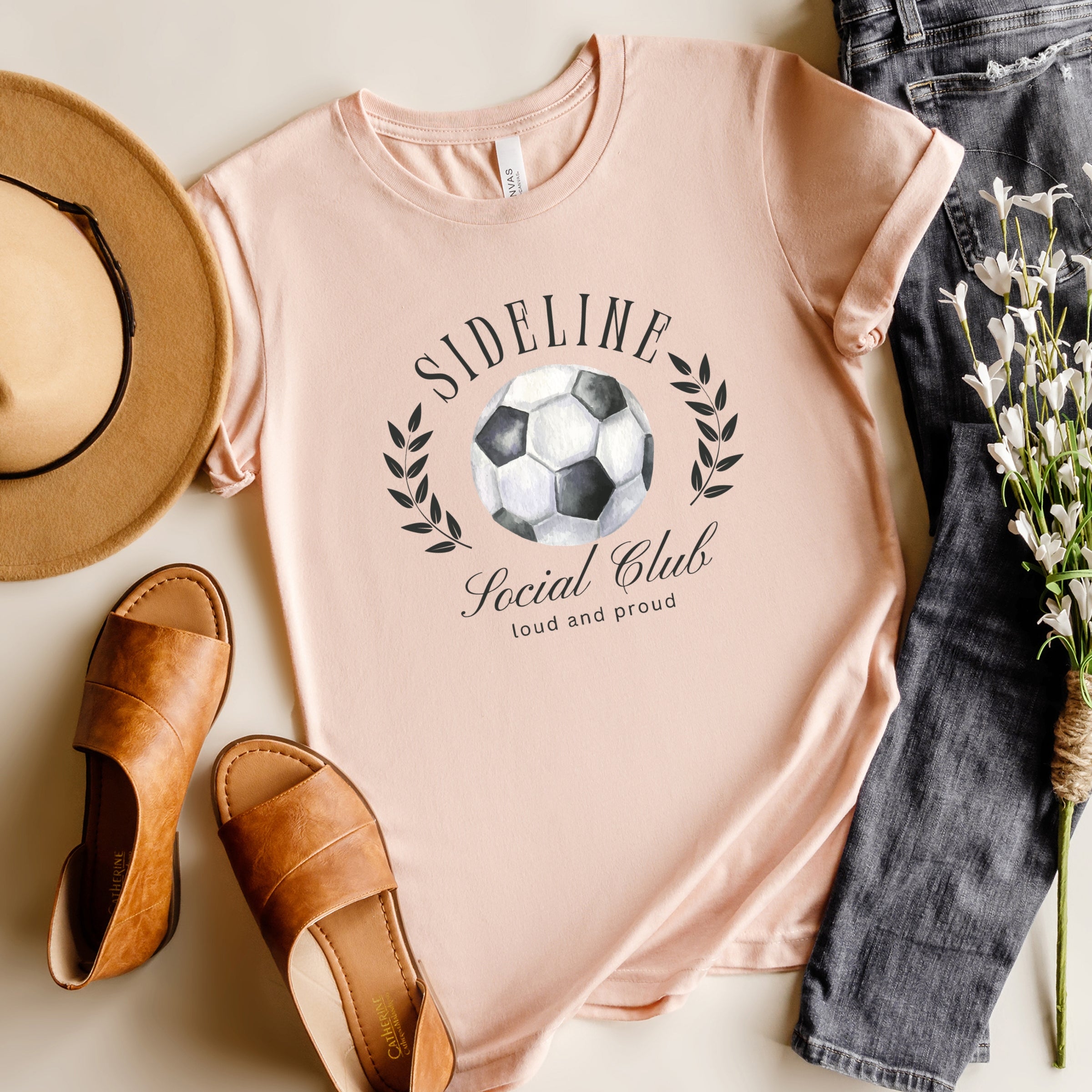 Sideline Social Club - Women's Short Sleeve Graphic T-Shirt