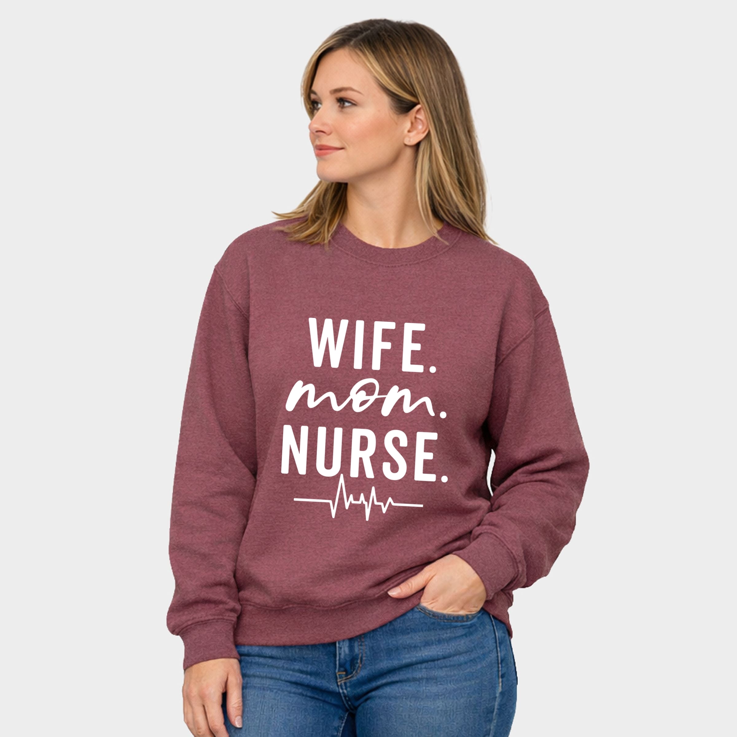 5609W_F-SWT Heather Maroon