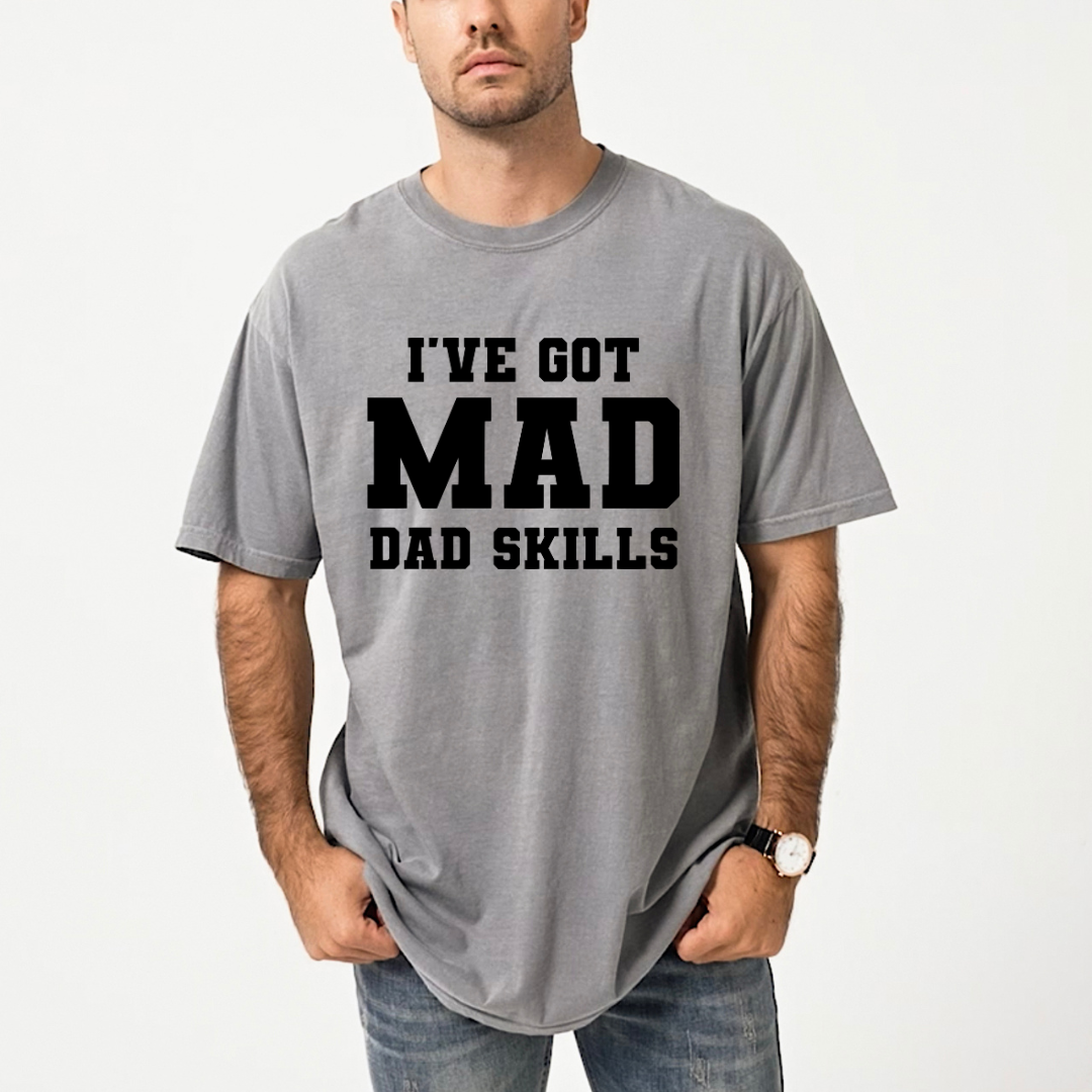 Mad Dad Skills | Men's Garment Dyed Tee