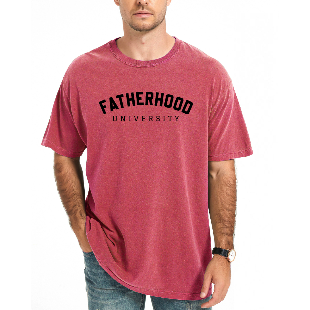 Fatherhood University | Men's Garment Dyed Tee
