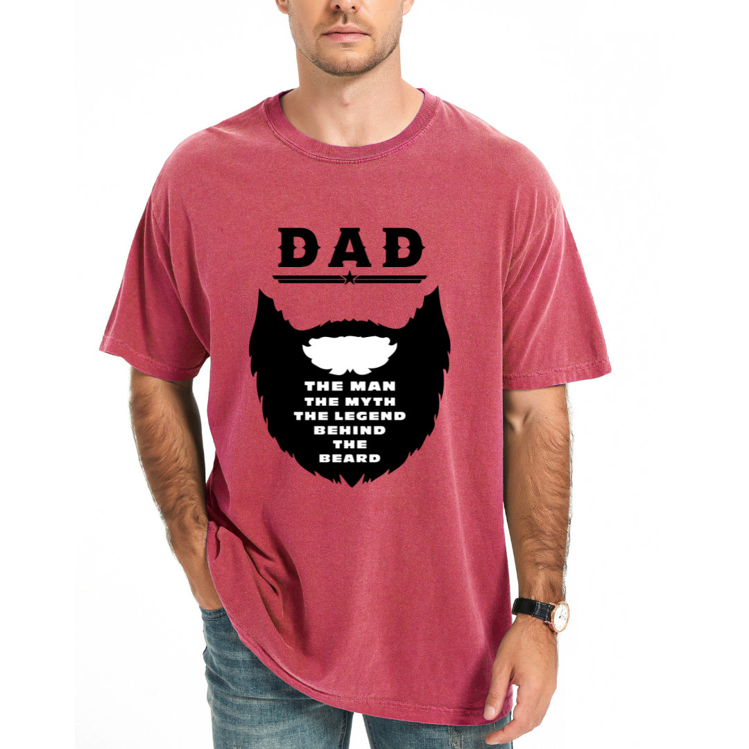 Dad Beard | Men's Garment Dyed Tee