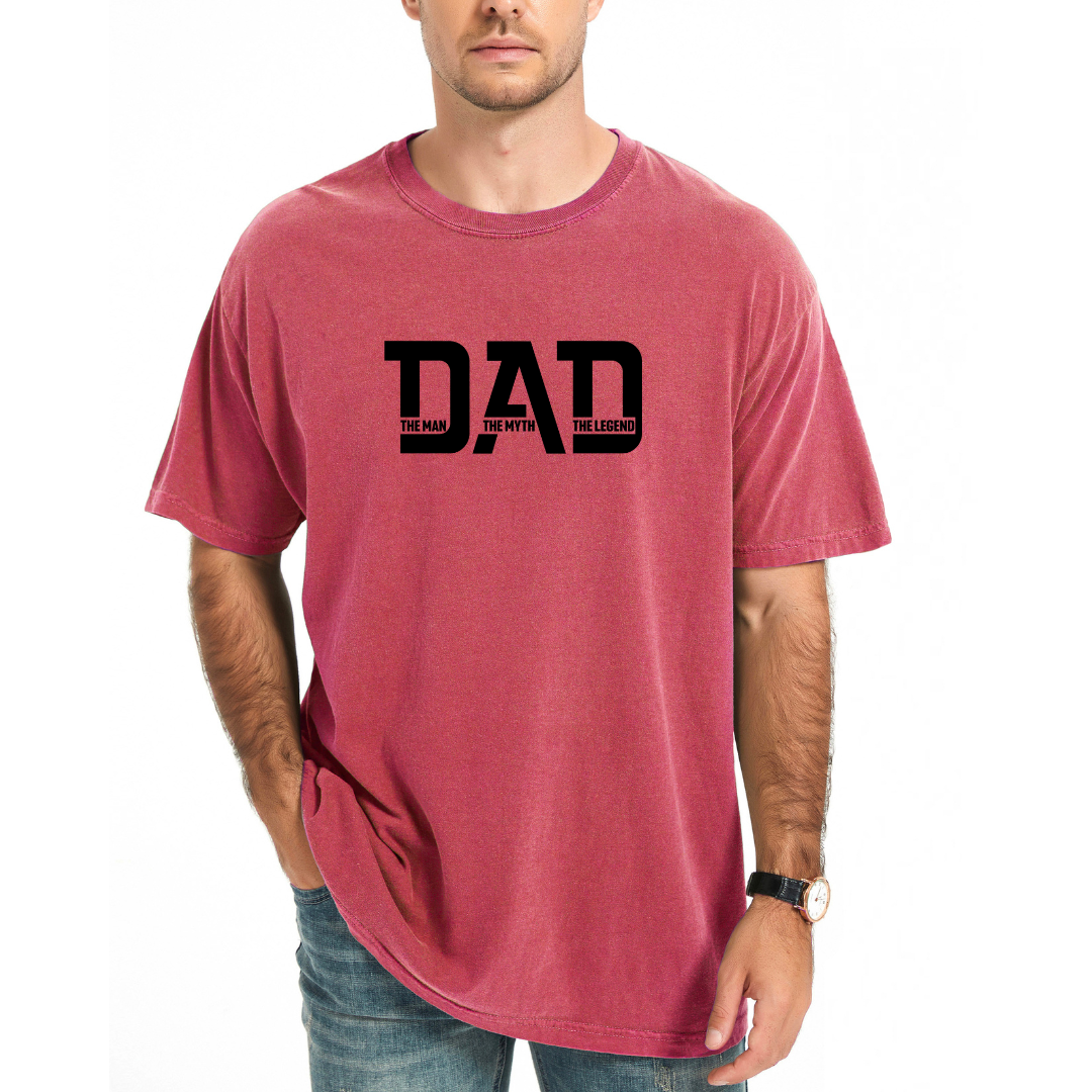 Dad The Legend | Men's Garment Dyed Tee