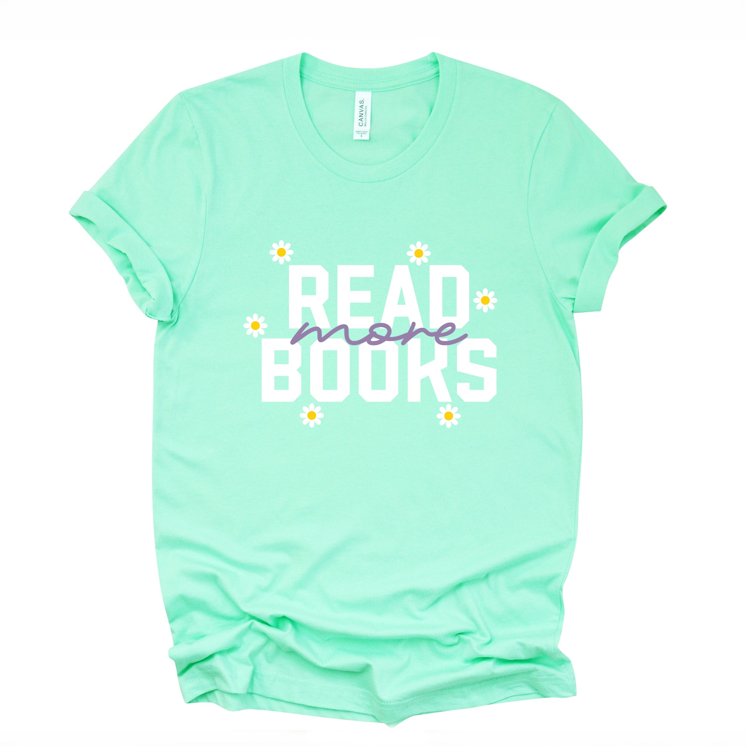 Read More Books Daisies - Women's Short Sleeve Graphic T-Shirt