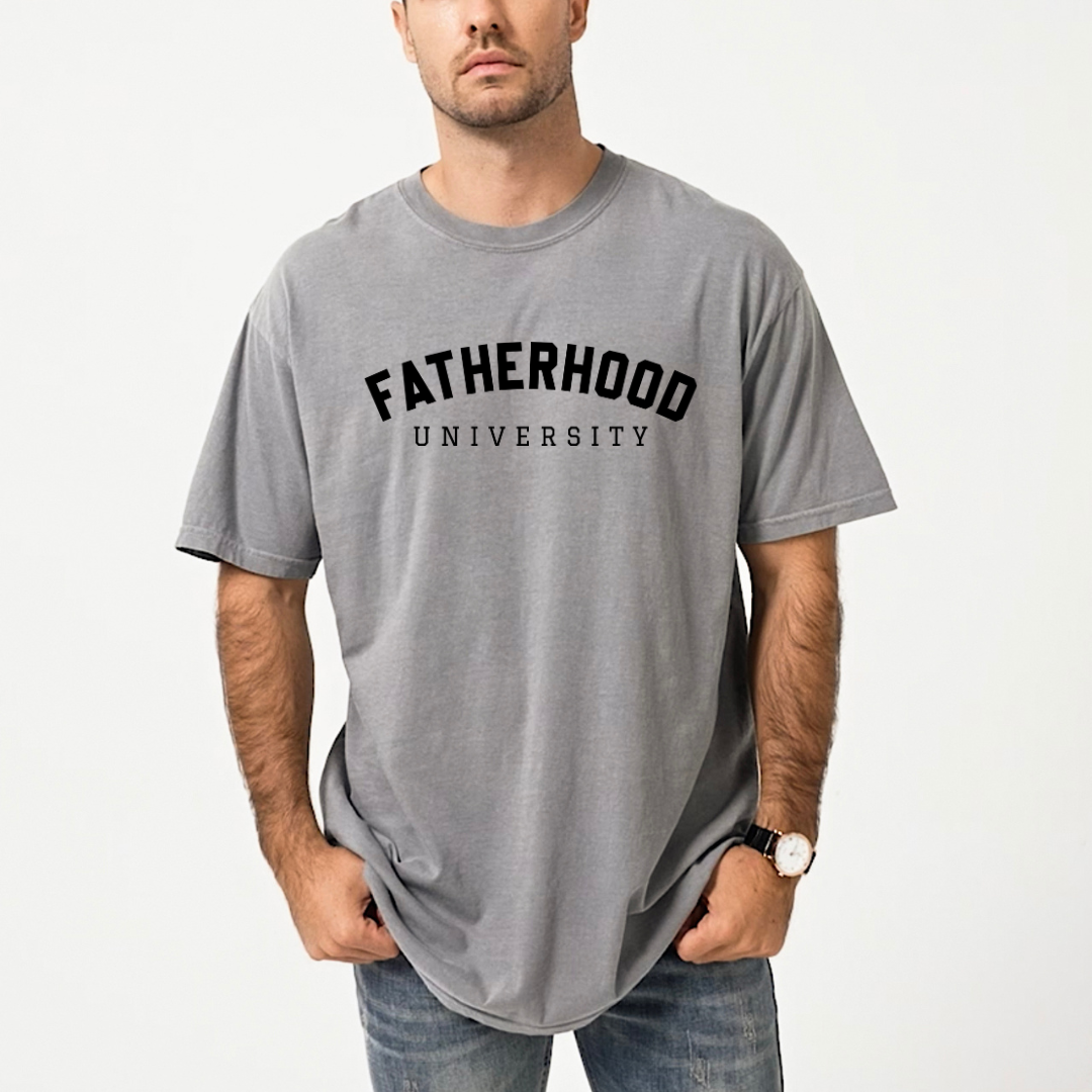 Fatherhood University | Men's Garment Dyed Tee