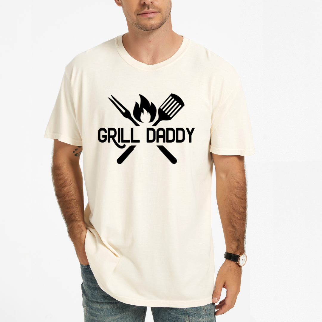 Grill Daddy | Men's Garment Dyed Tee