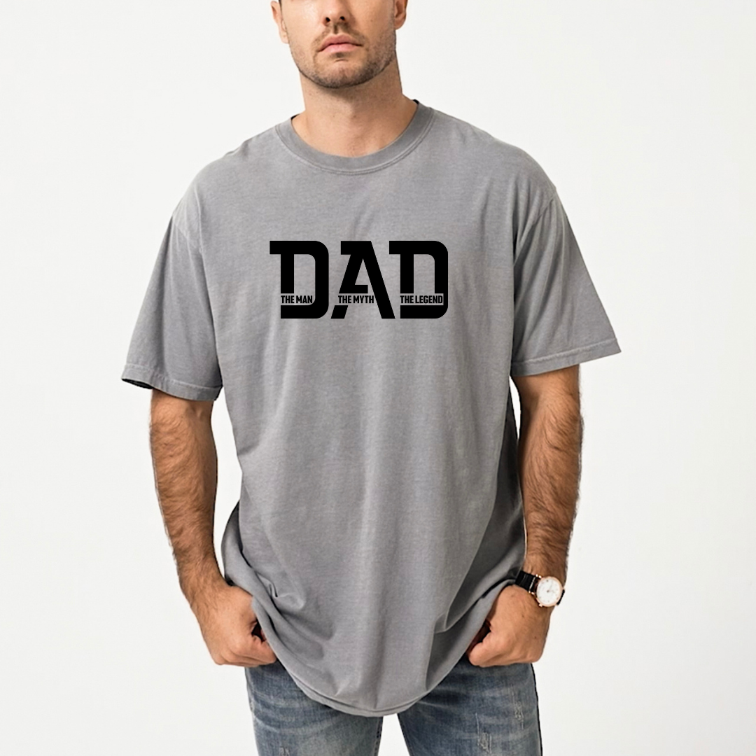 Dad The Legend | Men's Garment Dyed Tee