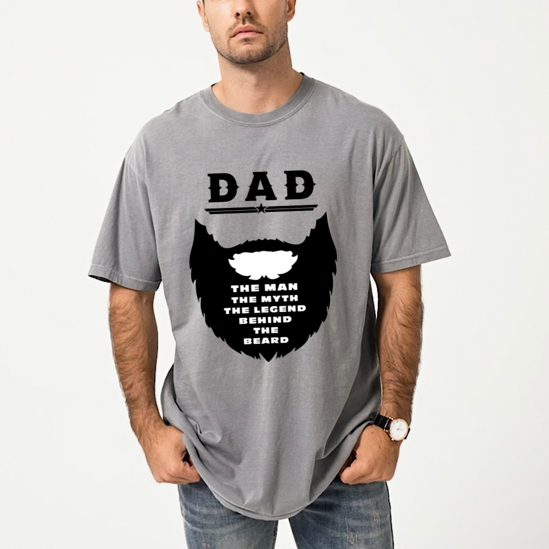 Dad Beard | Men's Garment Dyed Tee