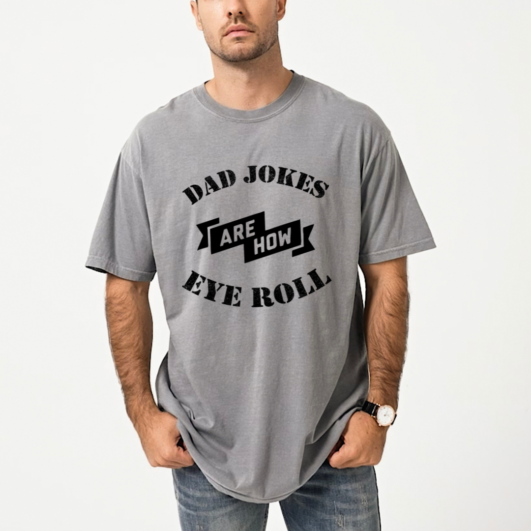 Dad Eye Roll | Men's Garment Dyed Tee