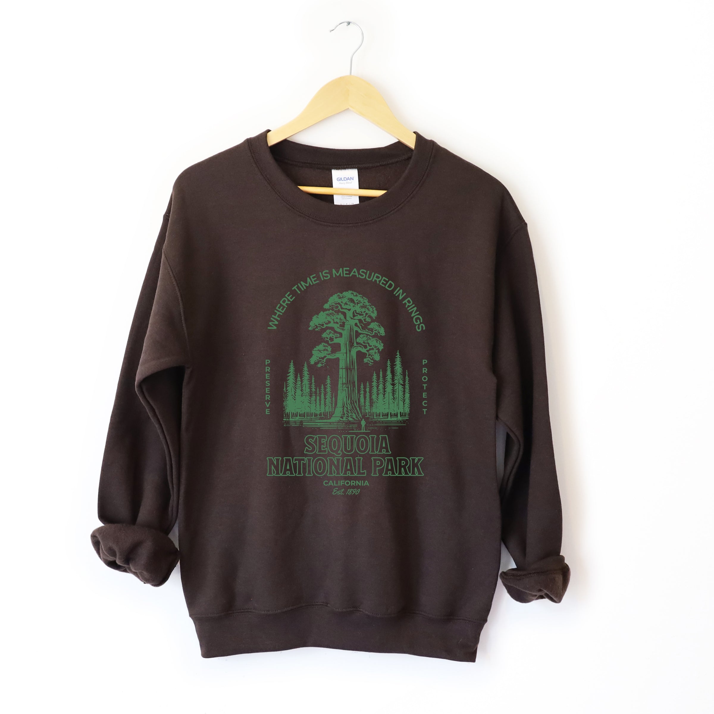 Sequoia National Park EST. 1890 -  Womens Graphic Sweatshirt