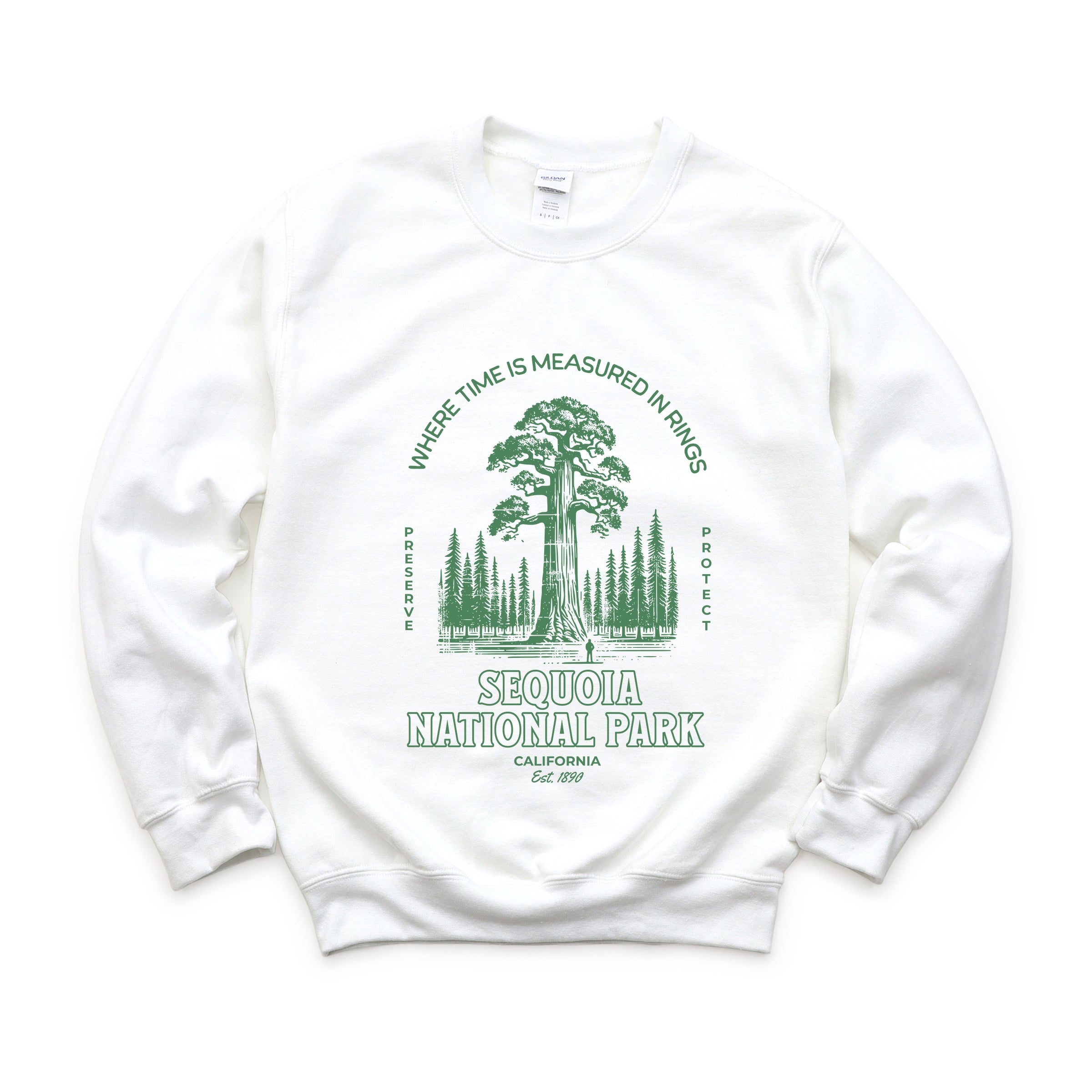 Sequoia National Park EST. 1890 -  Womens Graphic Sweatshirt