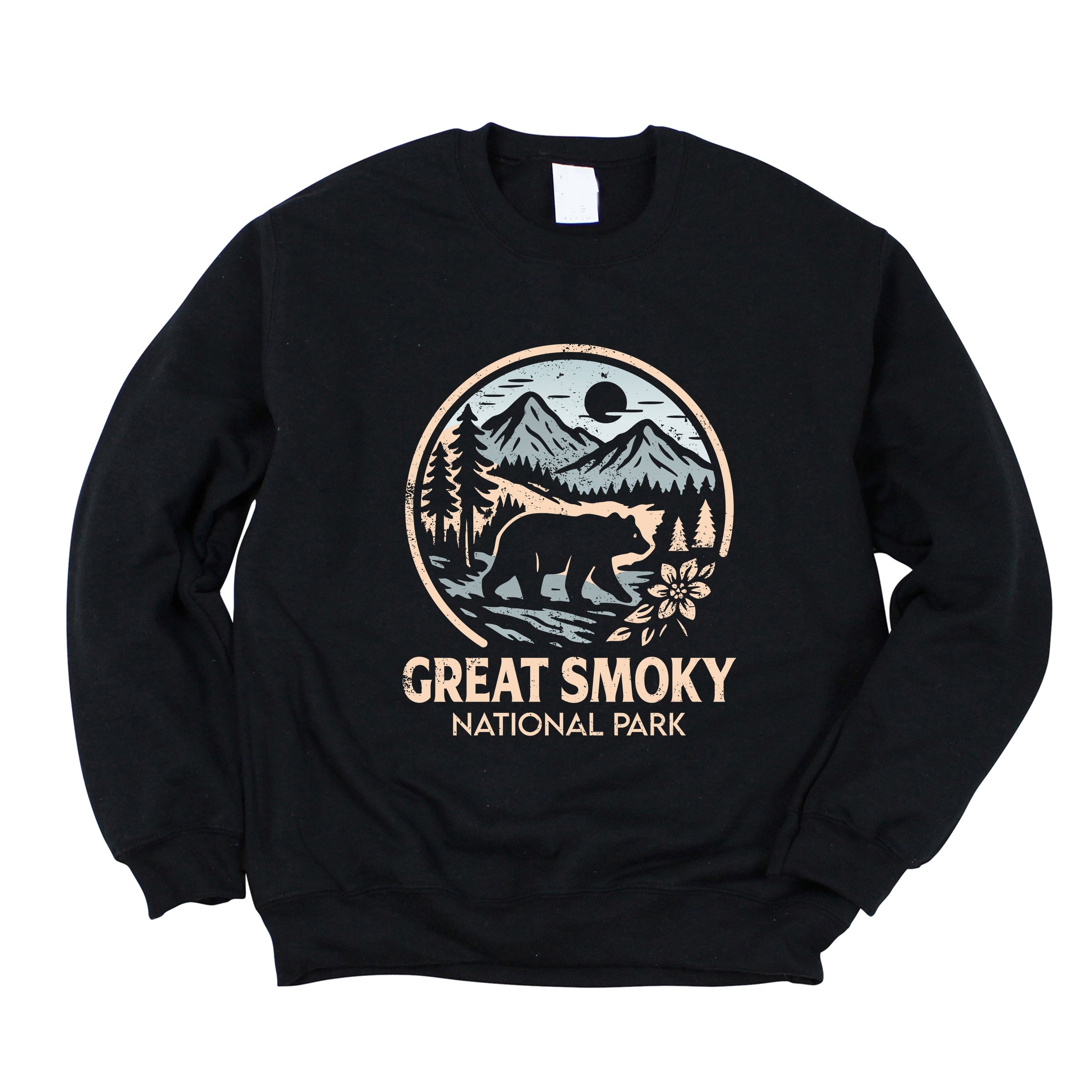 Great Smoky National Park Two-Toned Circle - Women's Graphic Sweatshirt