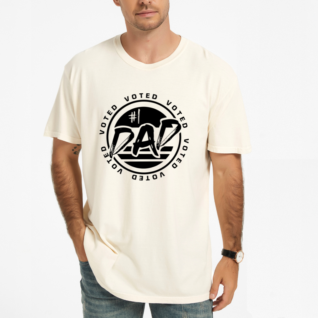 Voted #1 Dad | Men's Garment Dyed Tee