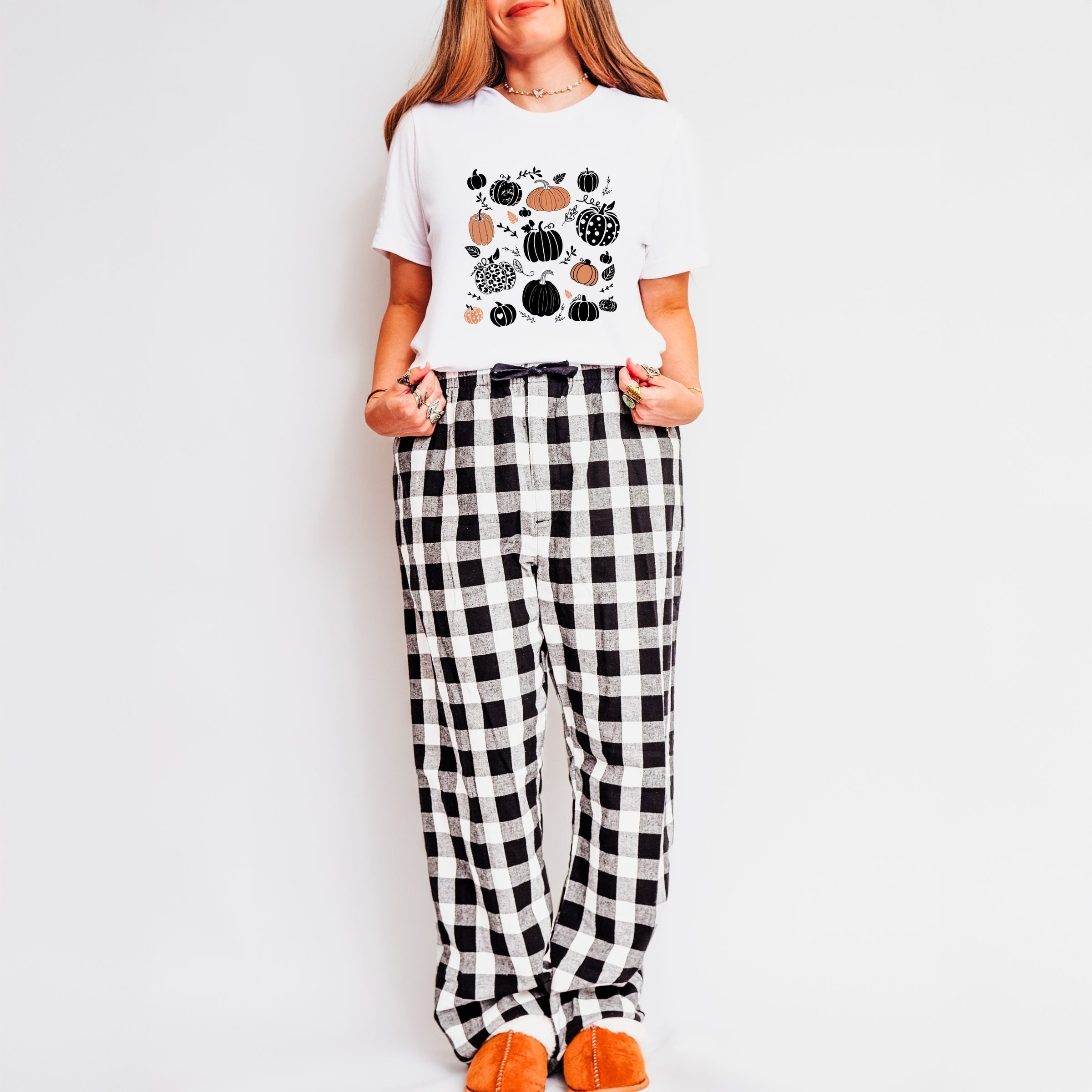 9098M_F-CPPSET White/Black and White Plaid