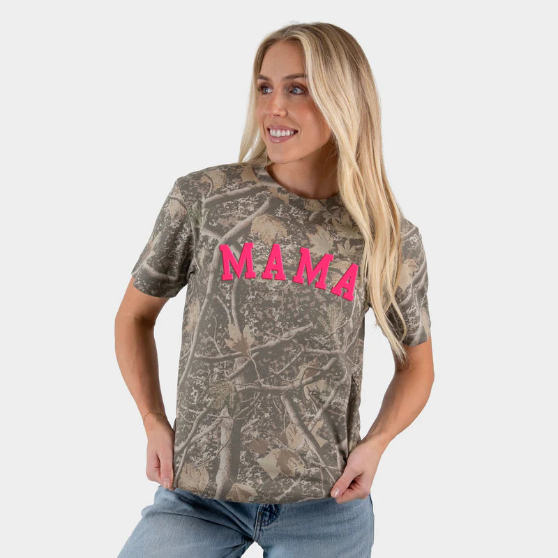 Mama Bold Puff Print - Women's Heavyweight Crew