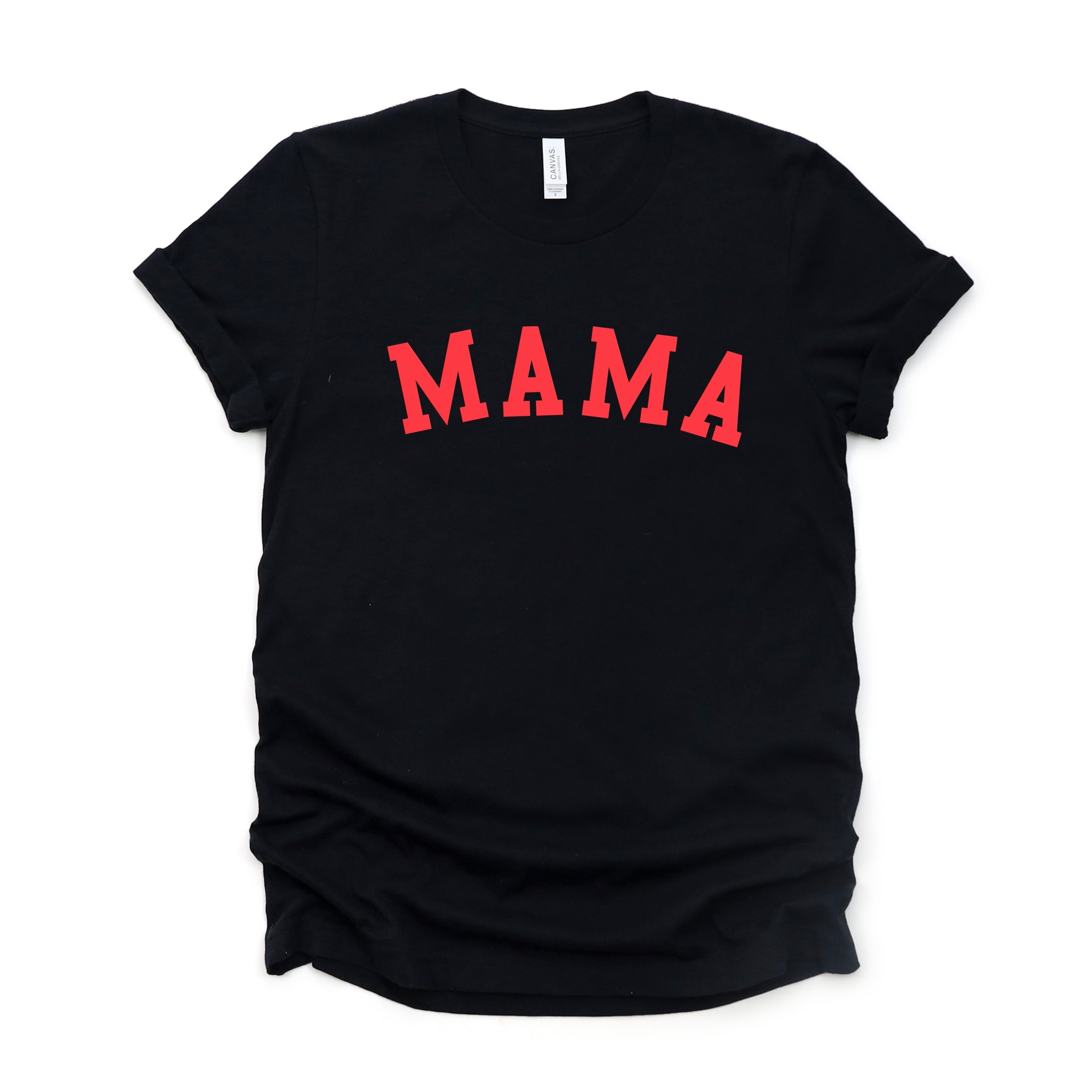 Mama Bold Puff Print - Women's Short Sleeve Graphic T-Shirt