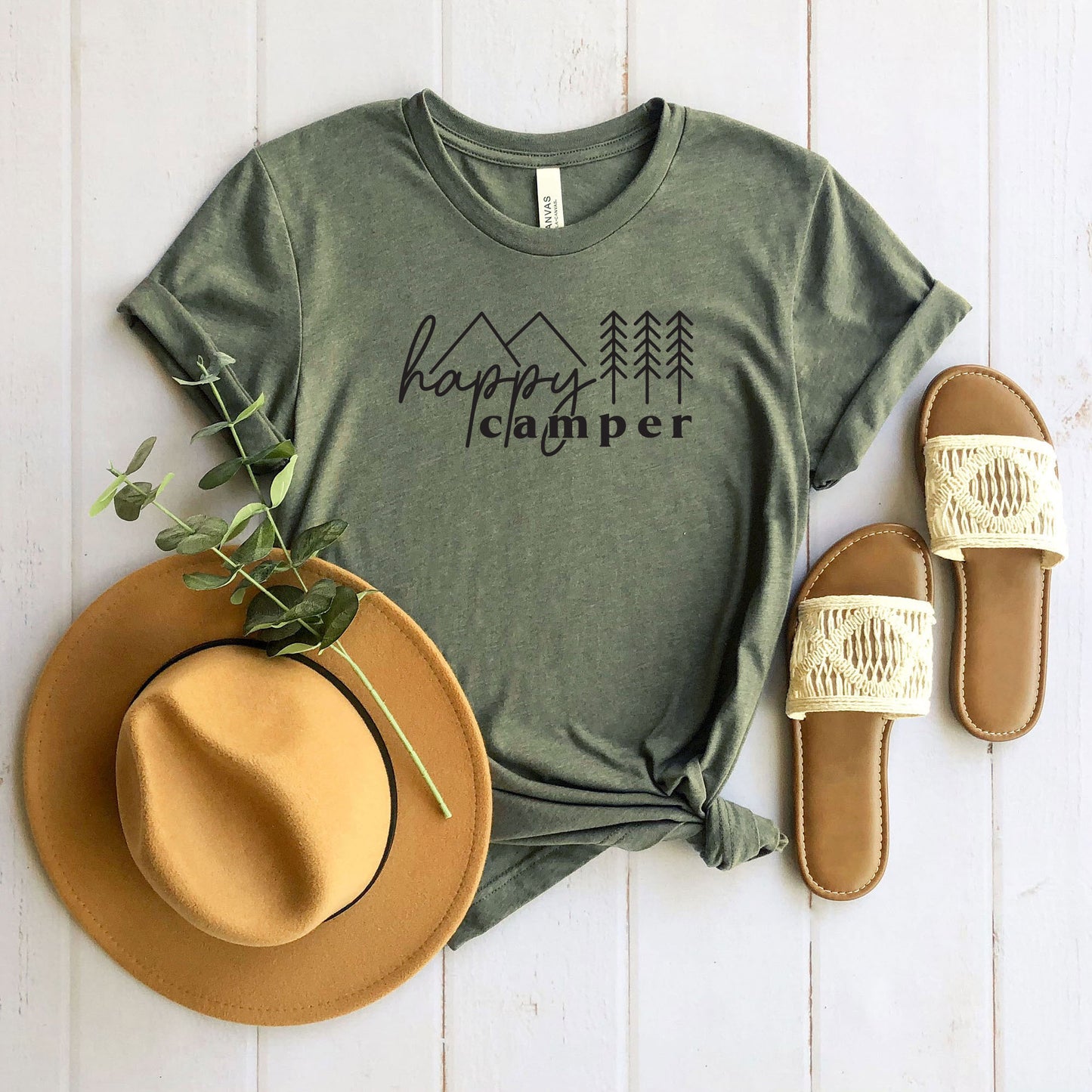 Happy Camper Trees | Short Sleeve Graphic Tee
