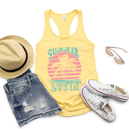 Summer Lovin' Colorful | Racerback Tank