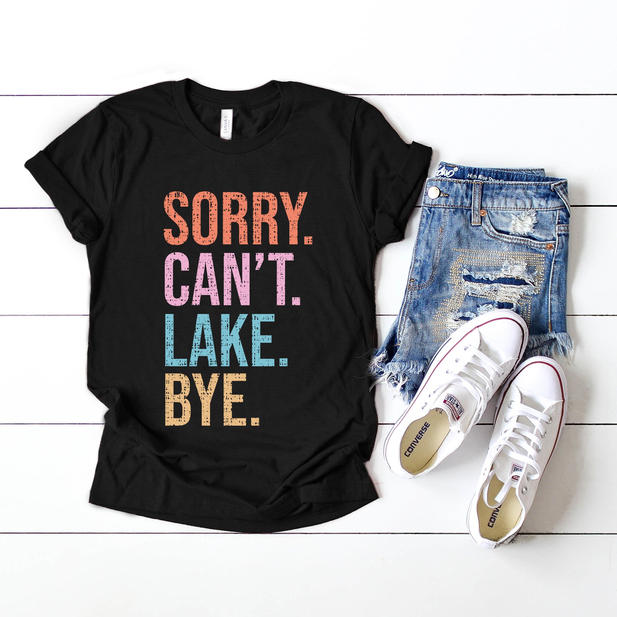 Sorry. Can't. Lake. | Short Sleeve Graphic Tee