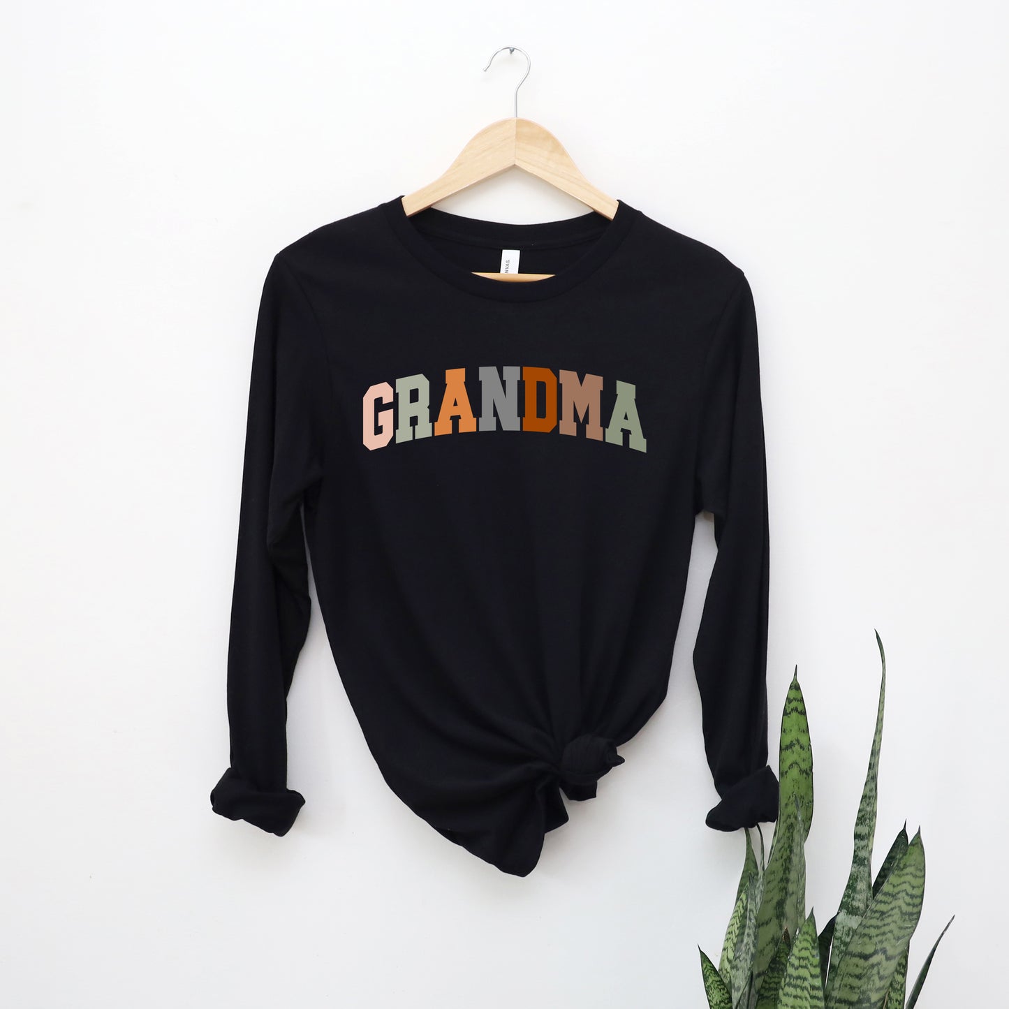 Grandma Colorful | Long Sleeve Crew Neck