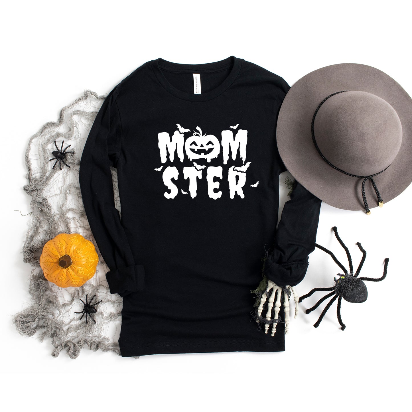 Momster Pumpkin | Long Sleeve Crew Neck