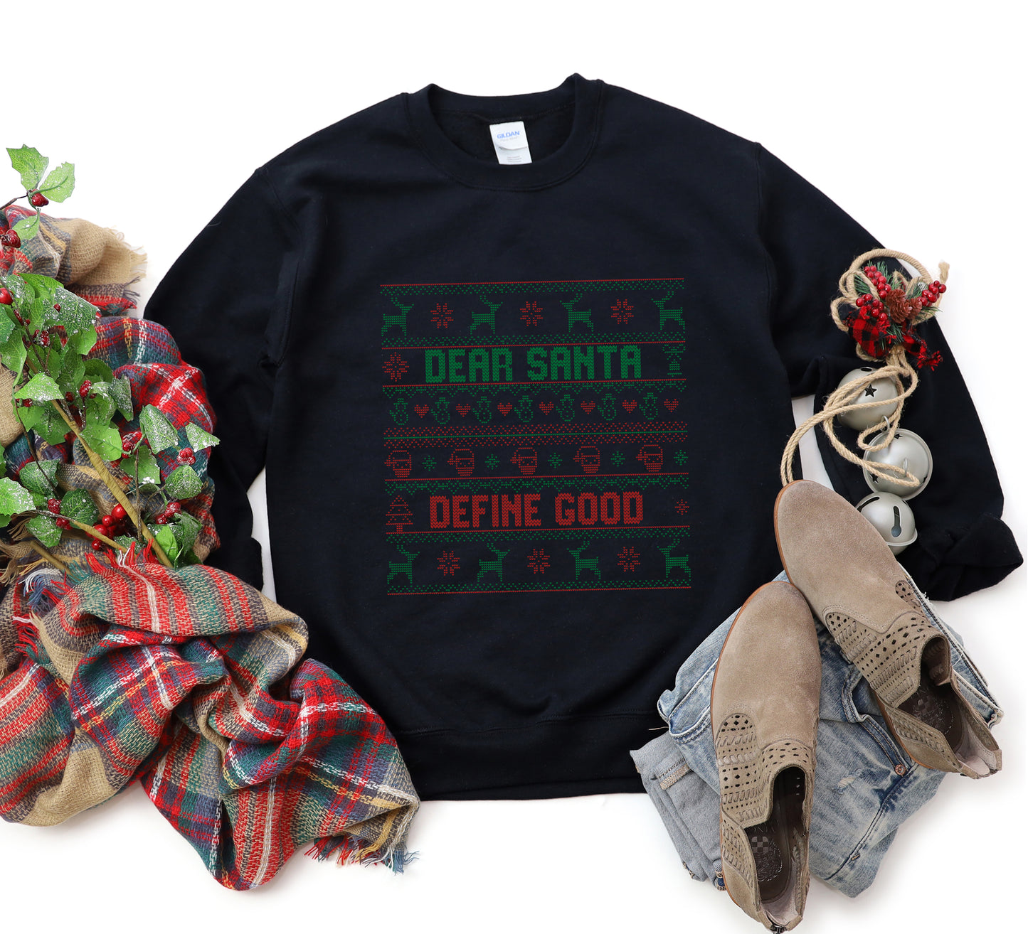 Santa Define Good | Sweatshirt