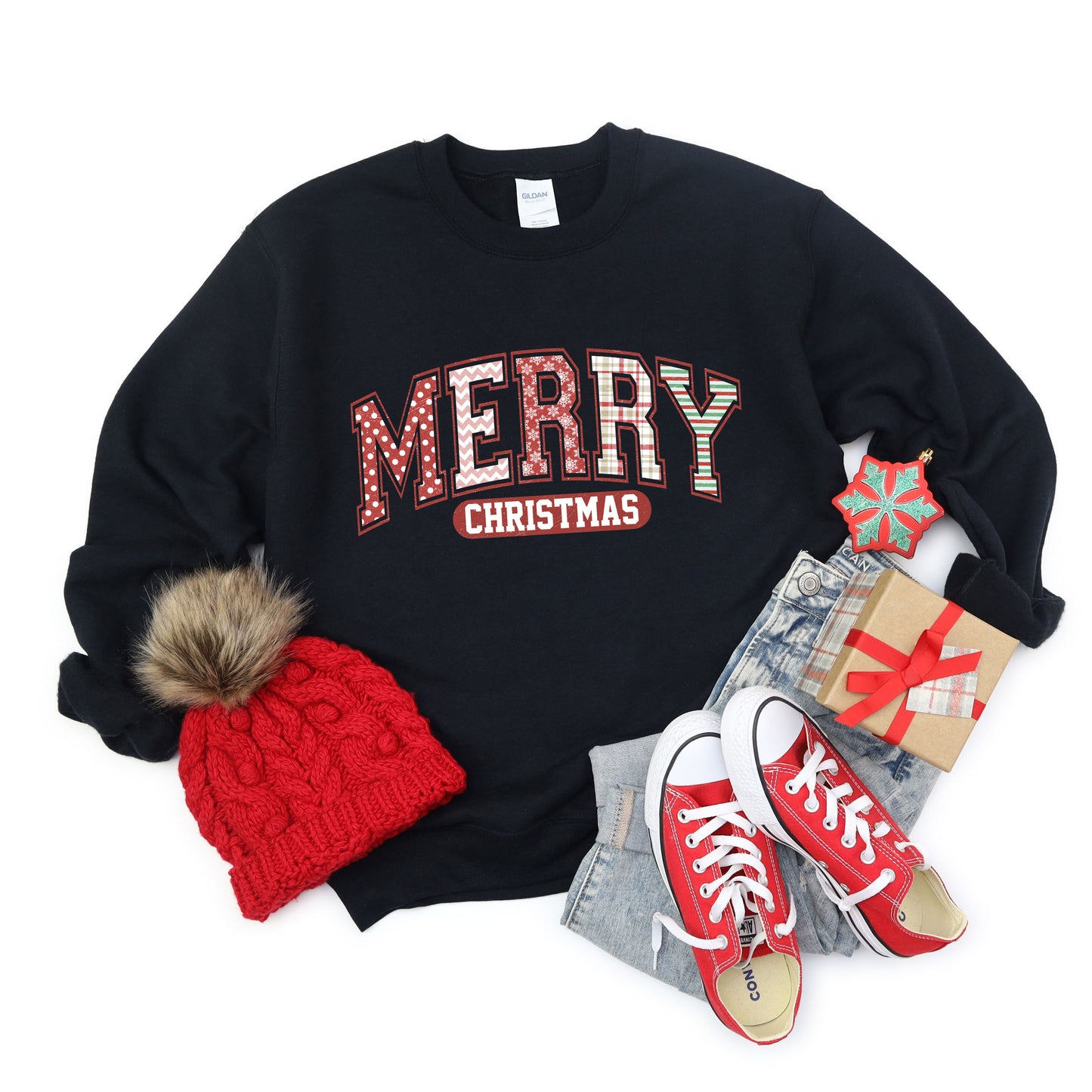 Merry Christmas Varsity | Sweatshirt