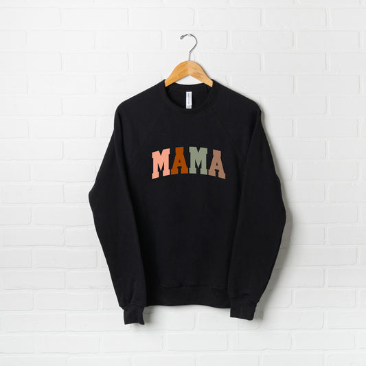 Mama Block Colorful | Bella Canvas Sweatshirt