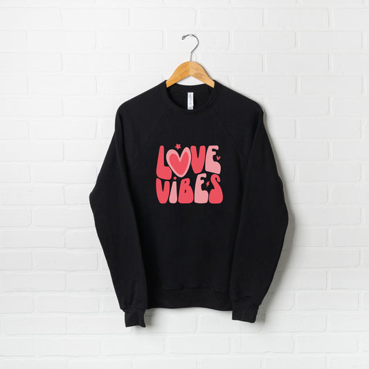 Love Vibes Stars | Bella Canvas Sweatshirt