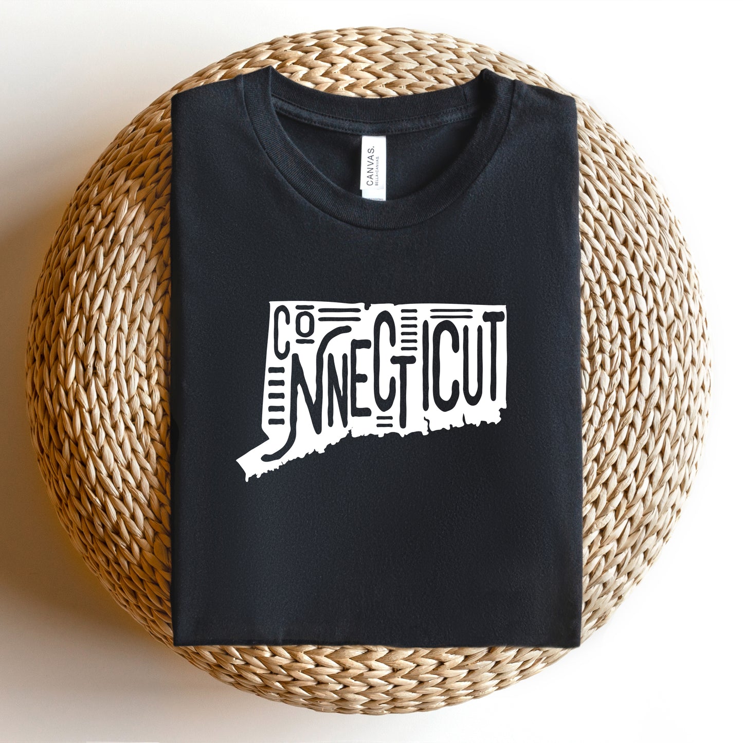 Connecticut Typography | Short Sleeve Graphic Tee