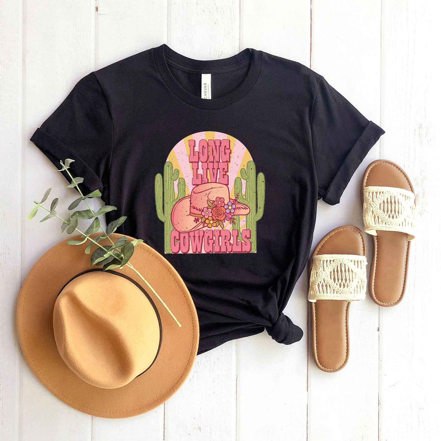 Long Live Cowgirls Cactus | Short Sleeve Graphic Tee