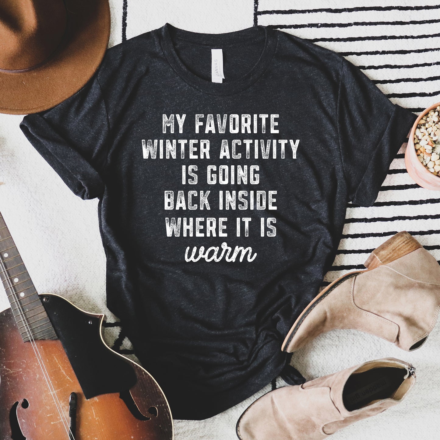 My Favorite Winter Activity | Short Sleeve Crew Neck