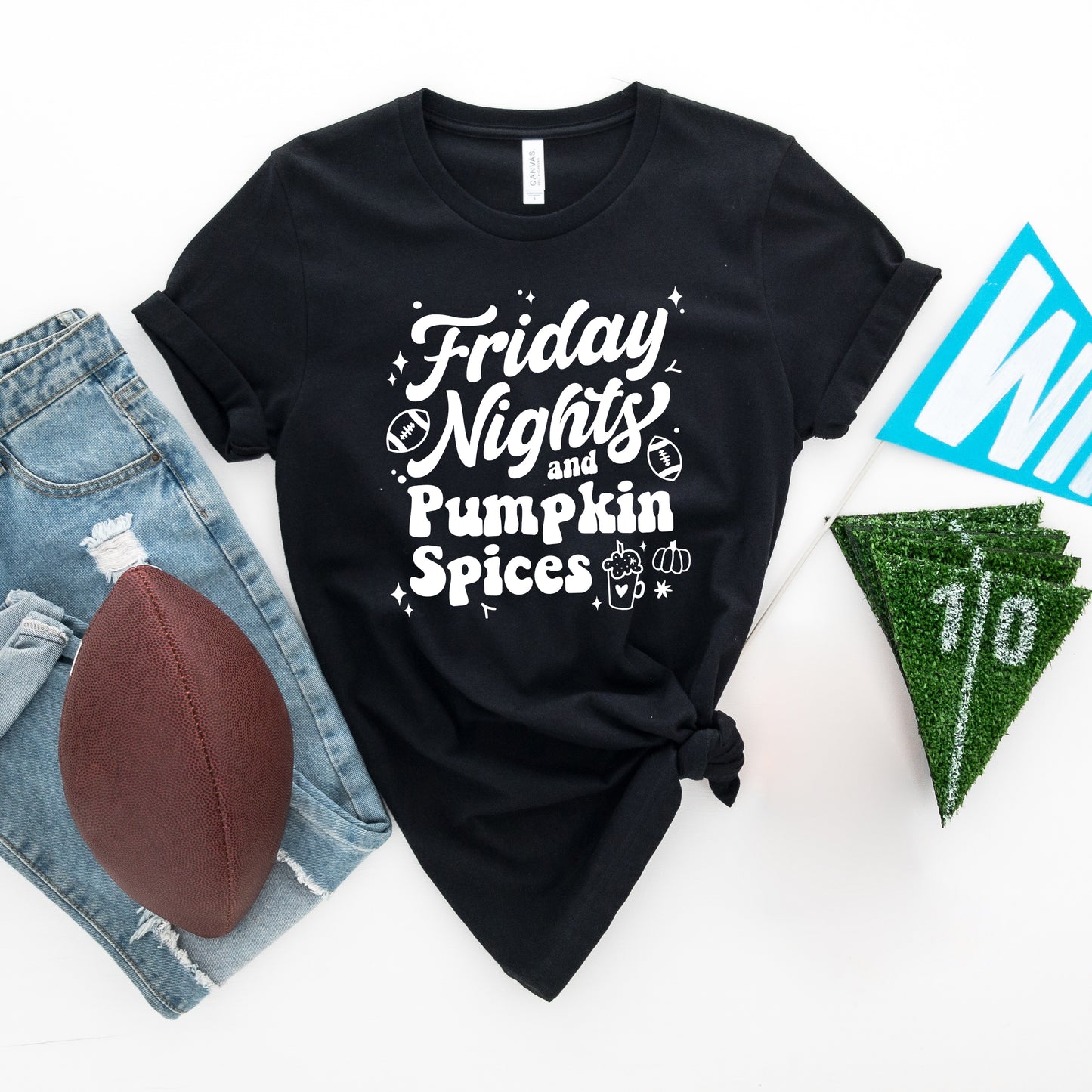 Friday Nights And Pumpkin Spices | Short Sleeve Graphic Tee