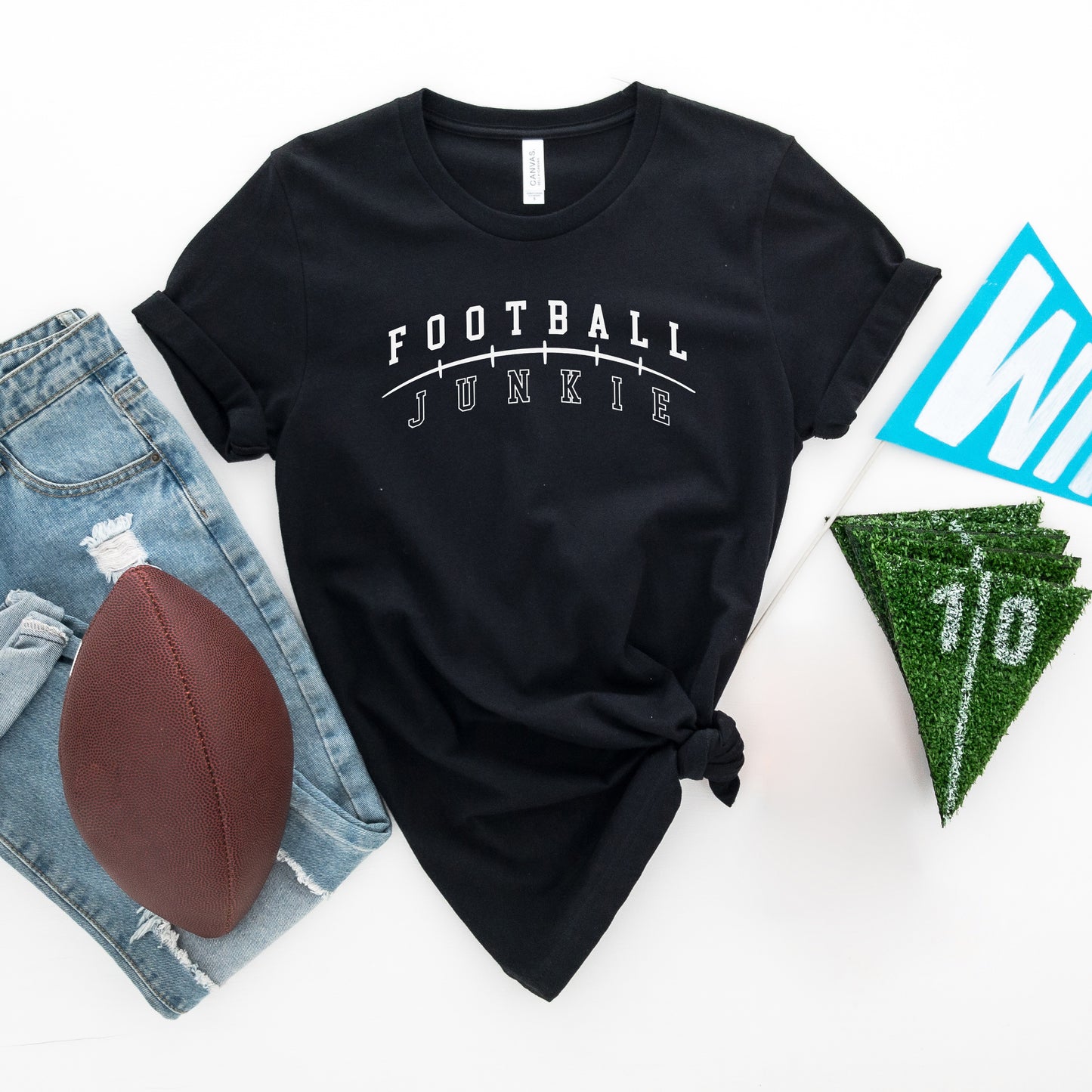 Football Junkie | Short Sleeve Graphic Tee