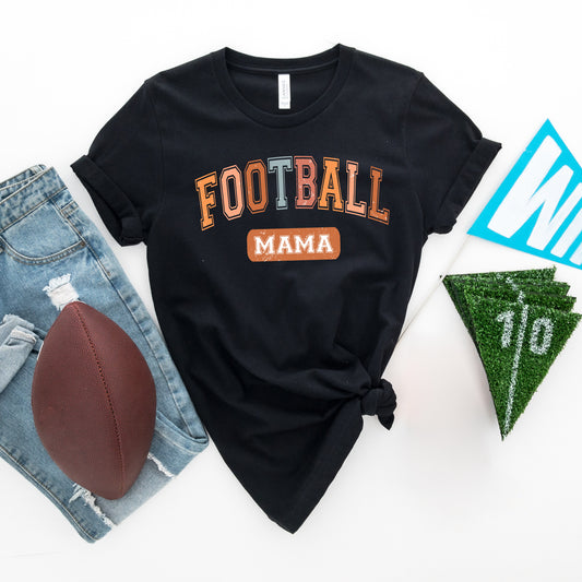 Varsity Football Mama | Short Sleeve Crew Neck