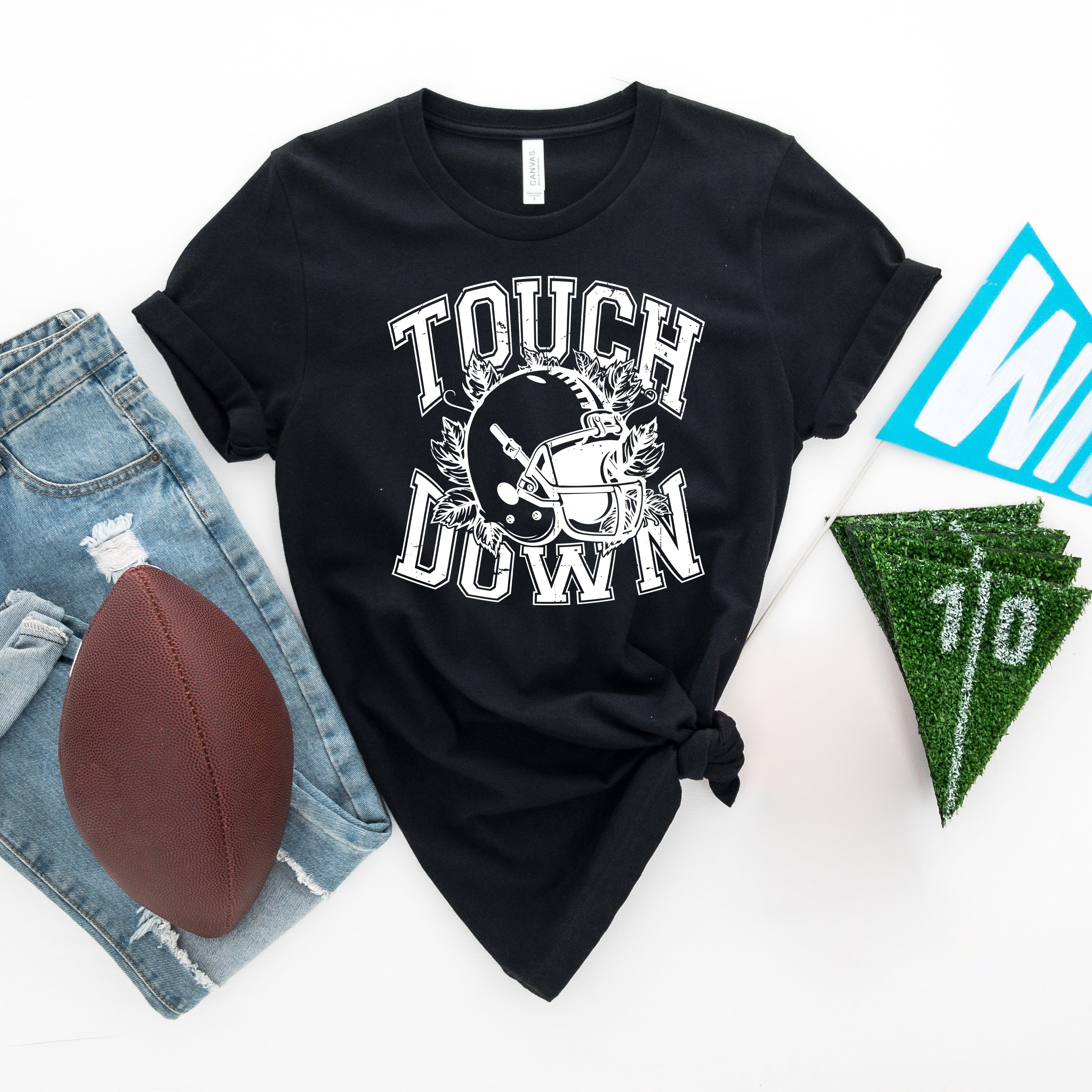 Touchdown Helmet |Short Sleeve Crew Neck